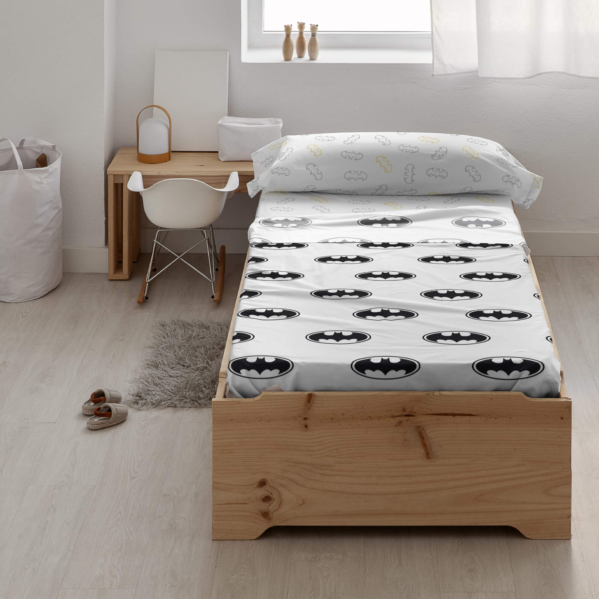 Juego de sábanas 100% algodón Batman Basic 3