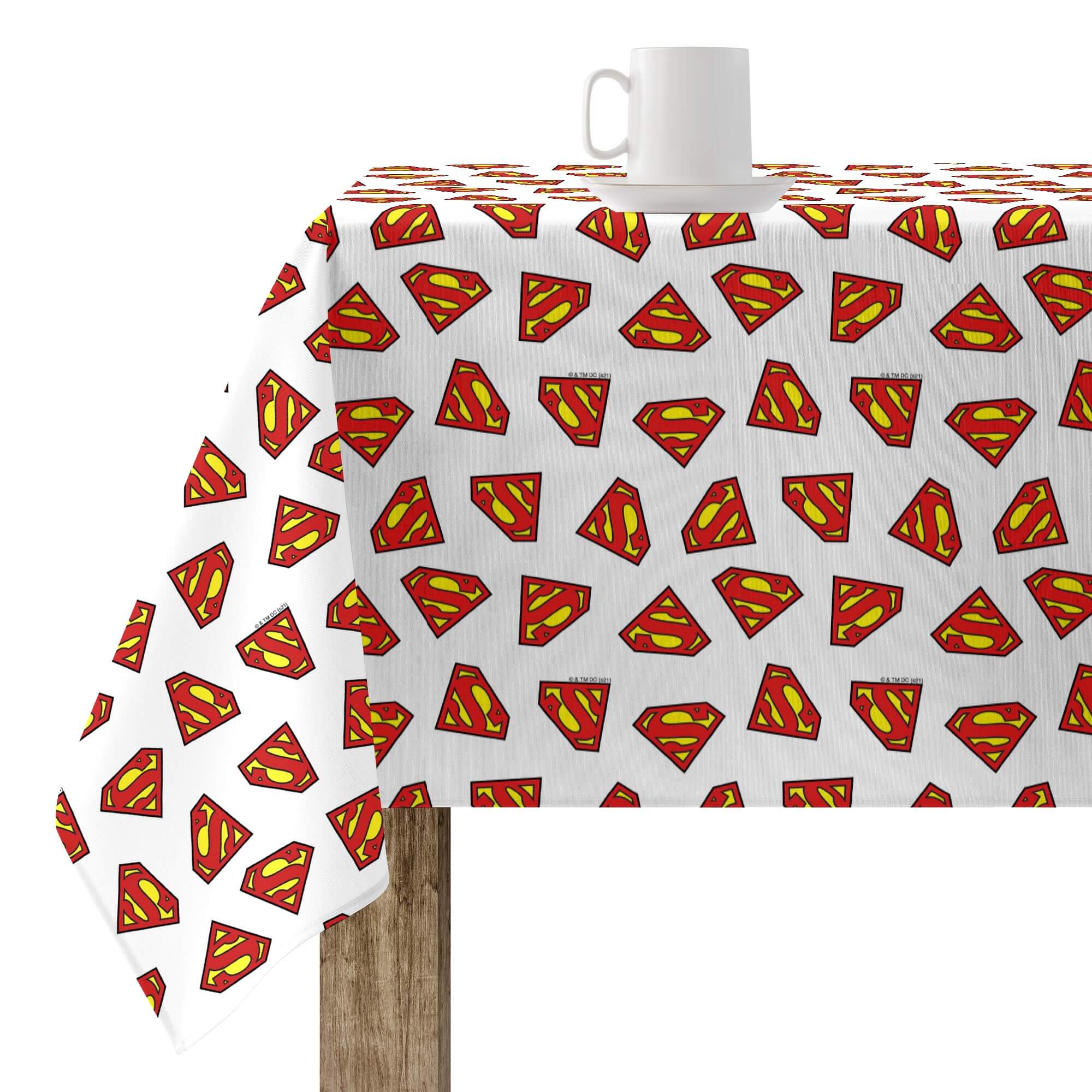Mantel resinado antimanchas Superman White 0