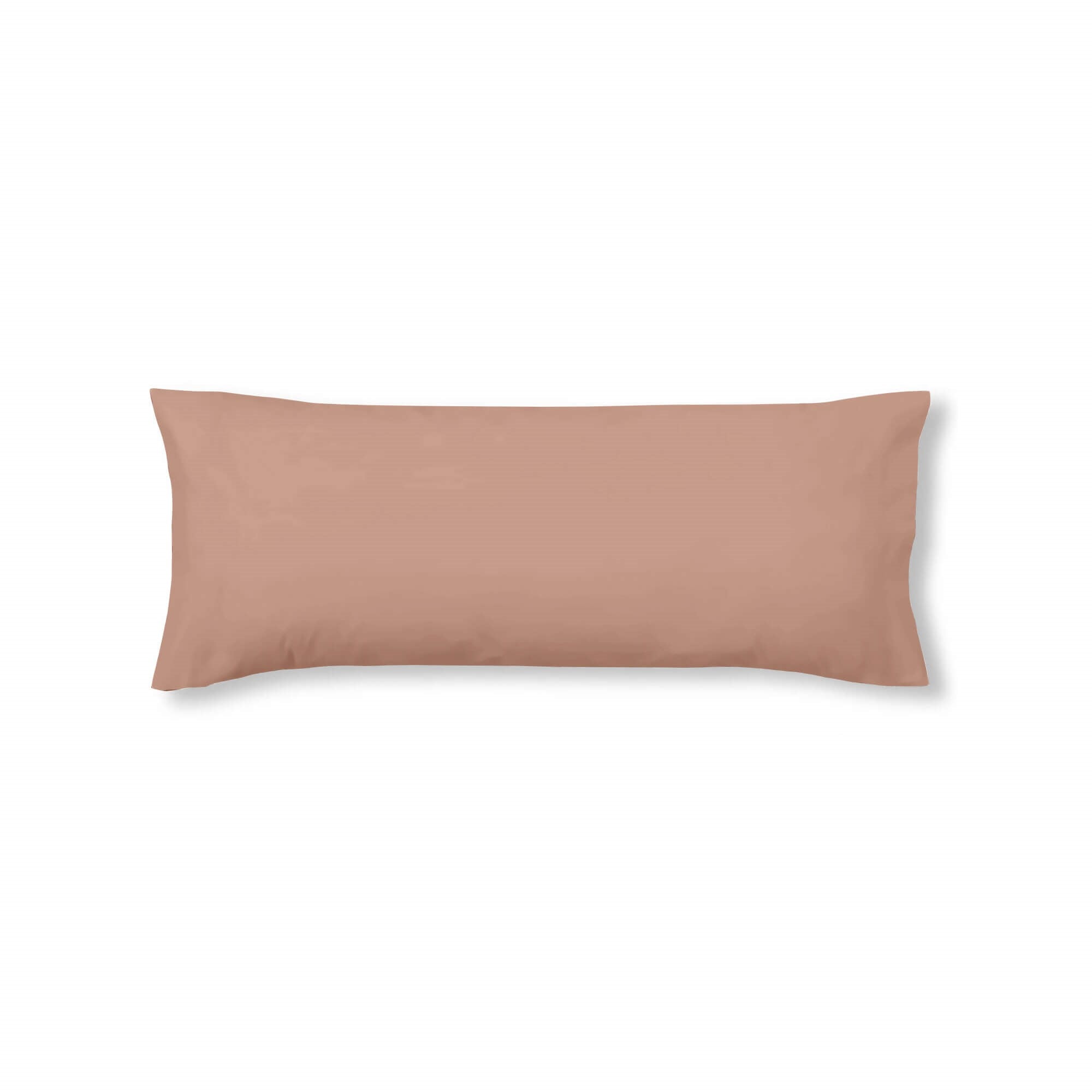 Funda de almohada 100% algodón liso Dustypink 0