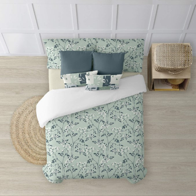 Funda nórdica con botones 100% algodón Leiden 3