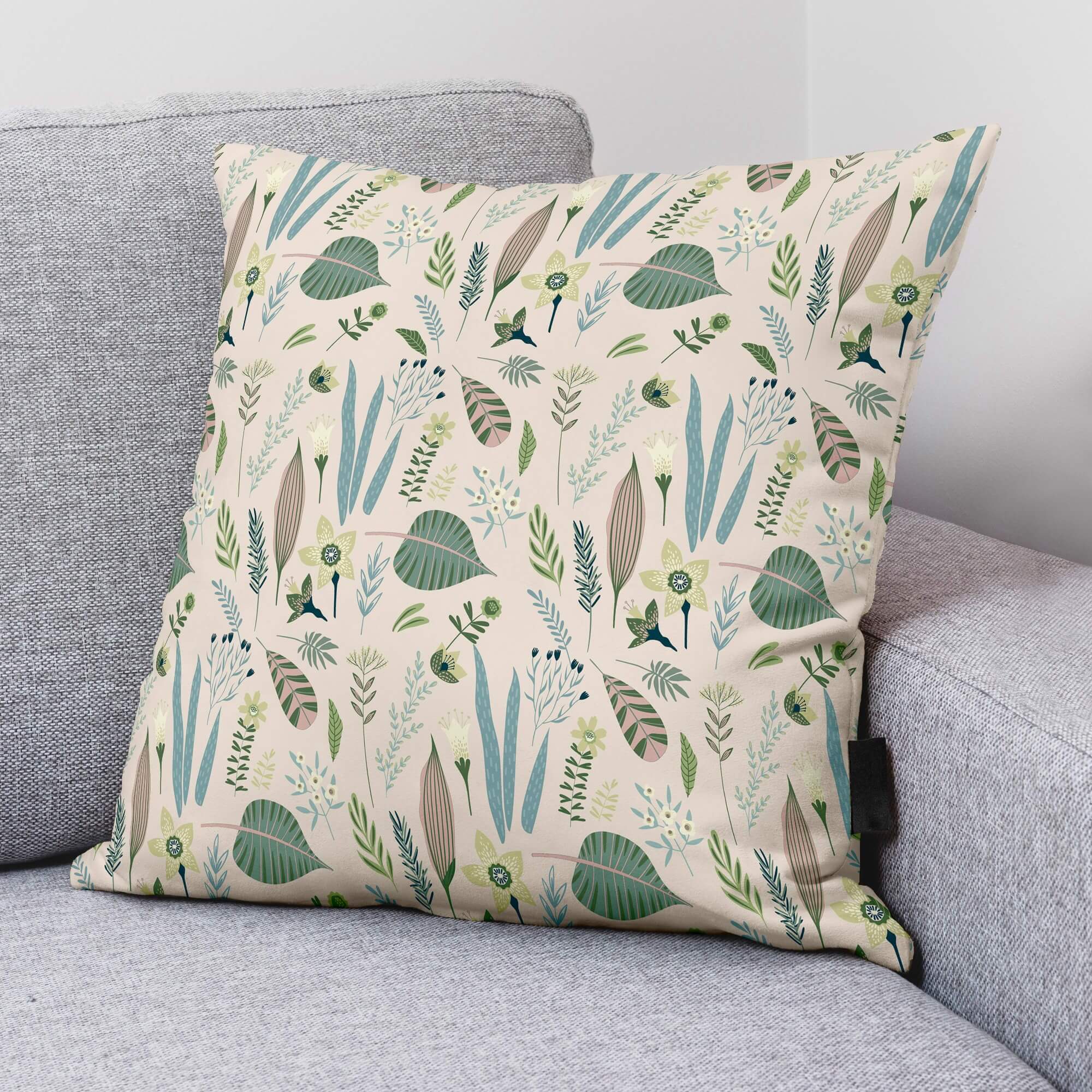 Funda de cojín reversible 100% Blgodón 50x50 cm Amira B 3