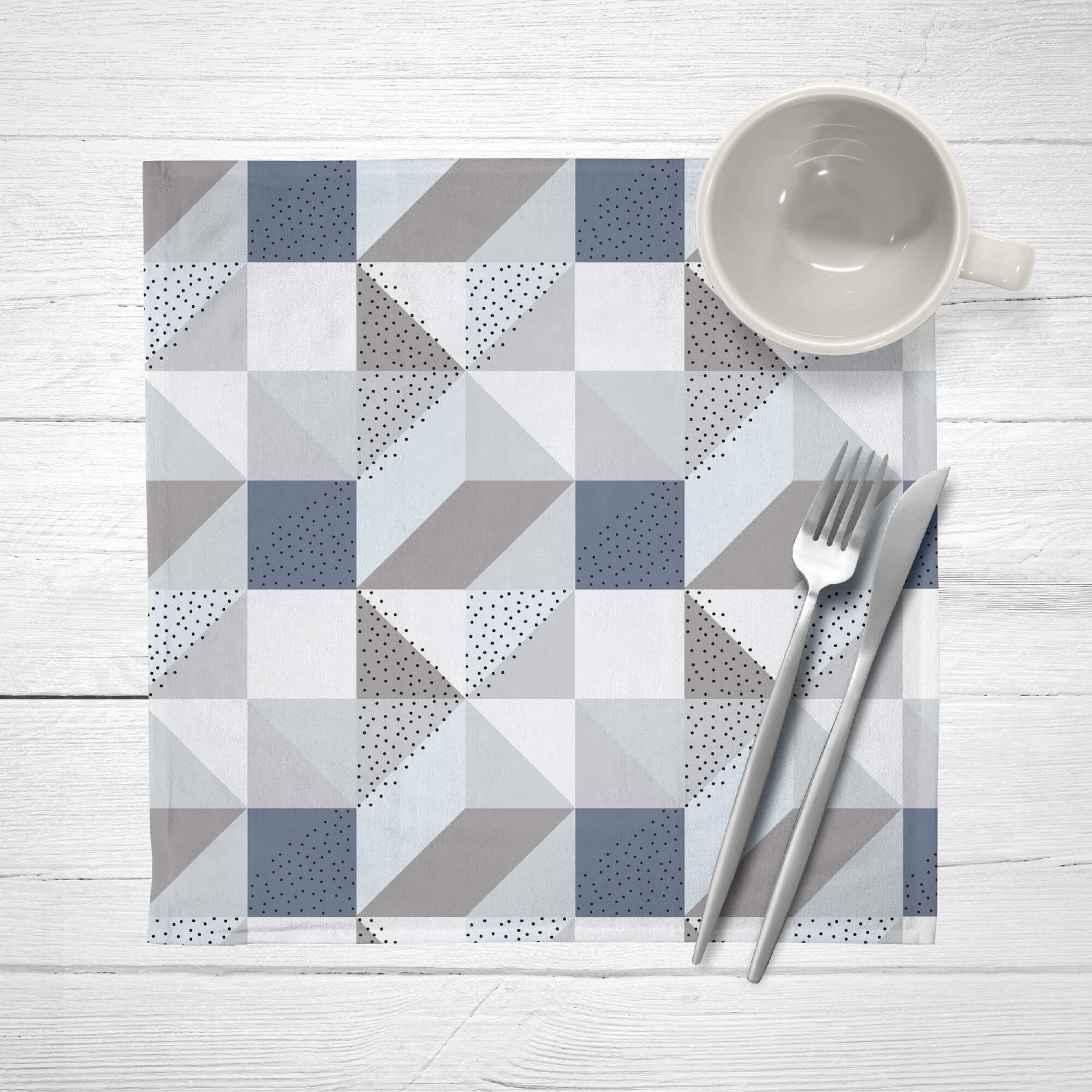 Pack 2 unidades servilletas 0318-124 100% algodón 45x45 cm 3