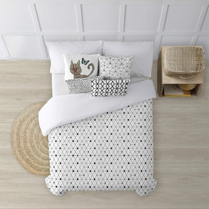 Funda nórdica con botones 100% algodón Indian Reverso 3