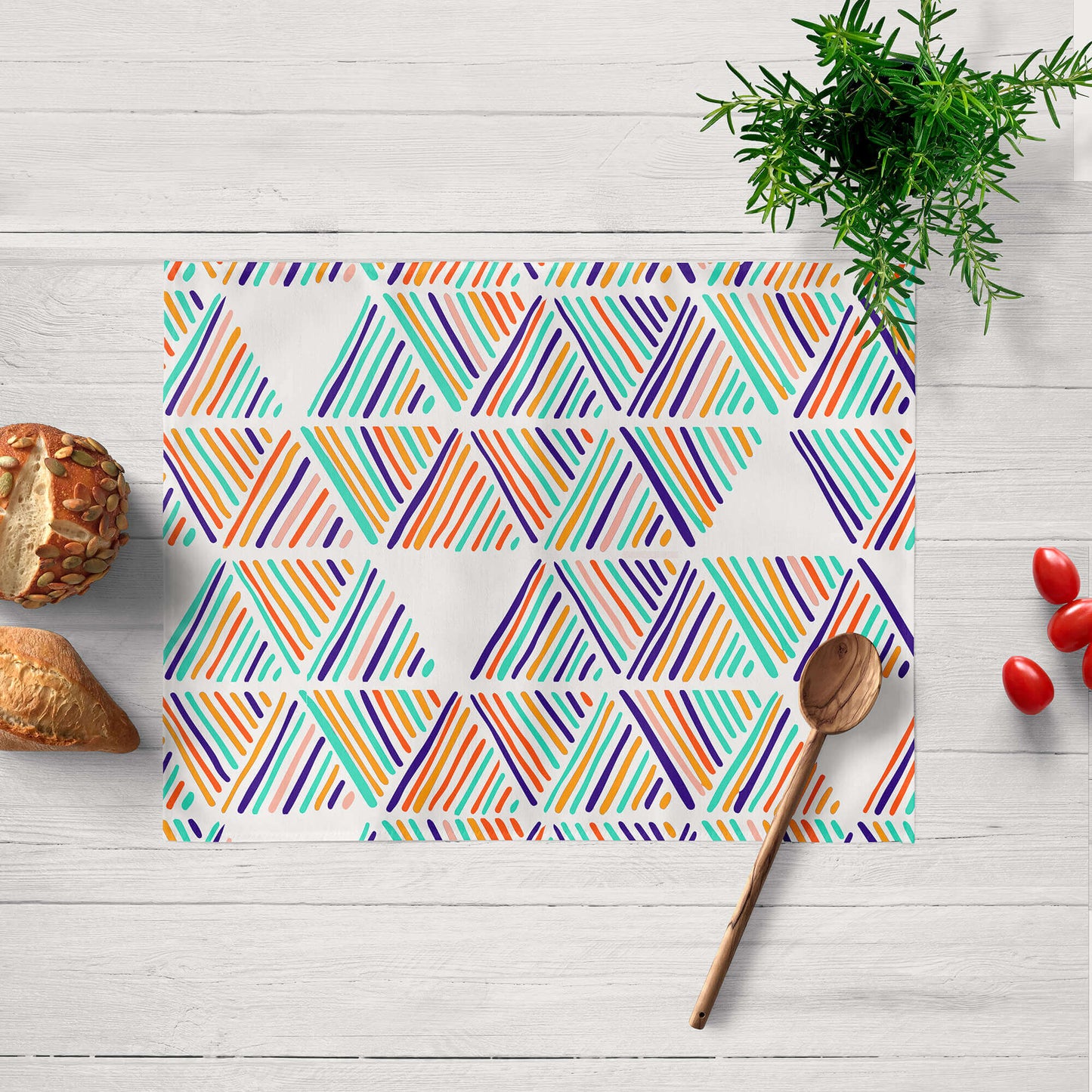 Pack 2 unidades mantel individual resinado 0120-133 100% algodón 45x35 cm 0