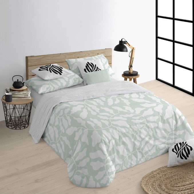 Funda nórdica con botones 100% algodón Chame Mint 0