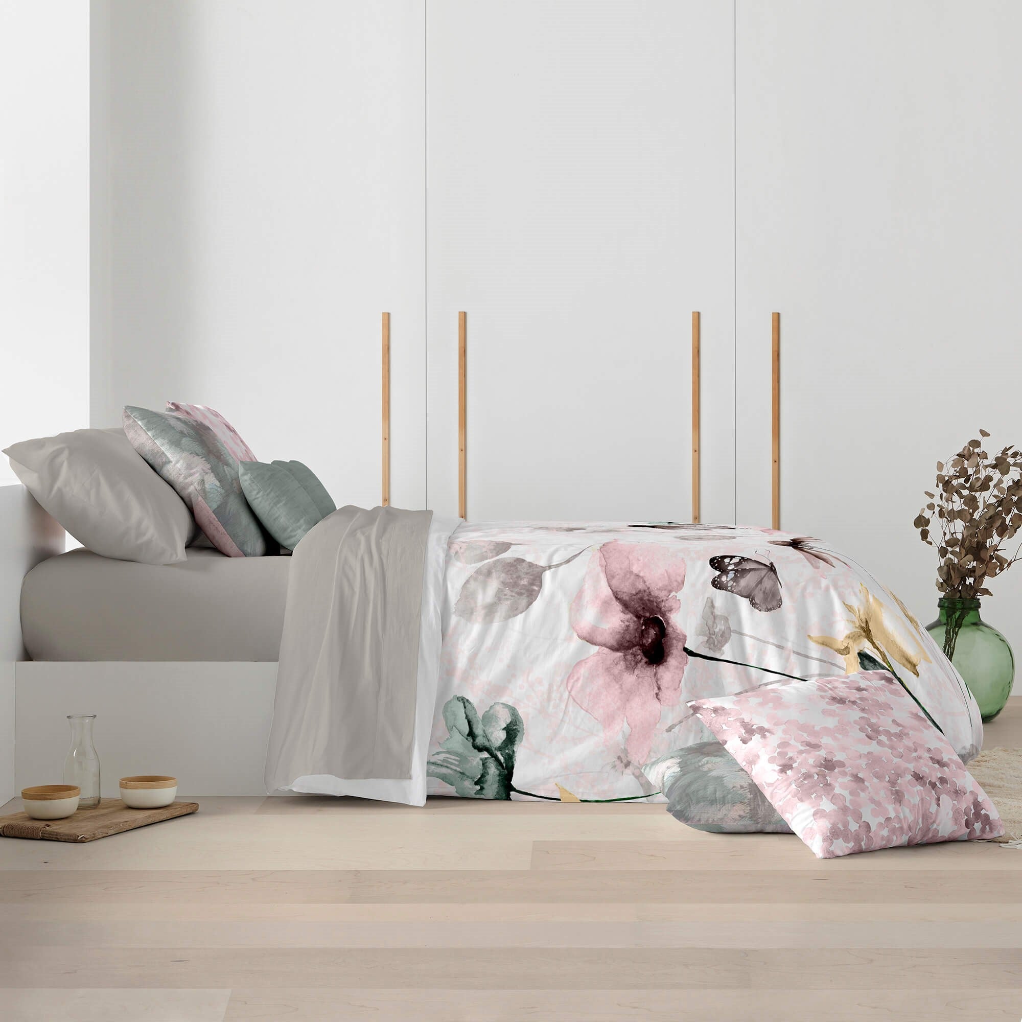 Funda nórdica con cuello de botella 100% algodón Lund 4