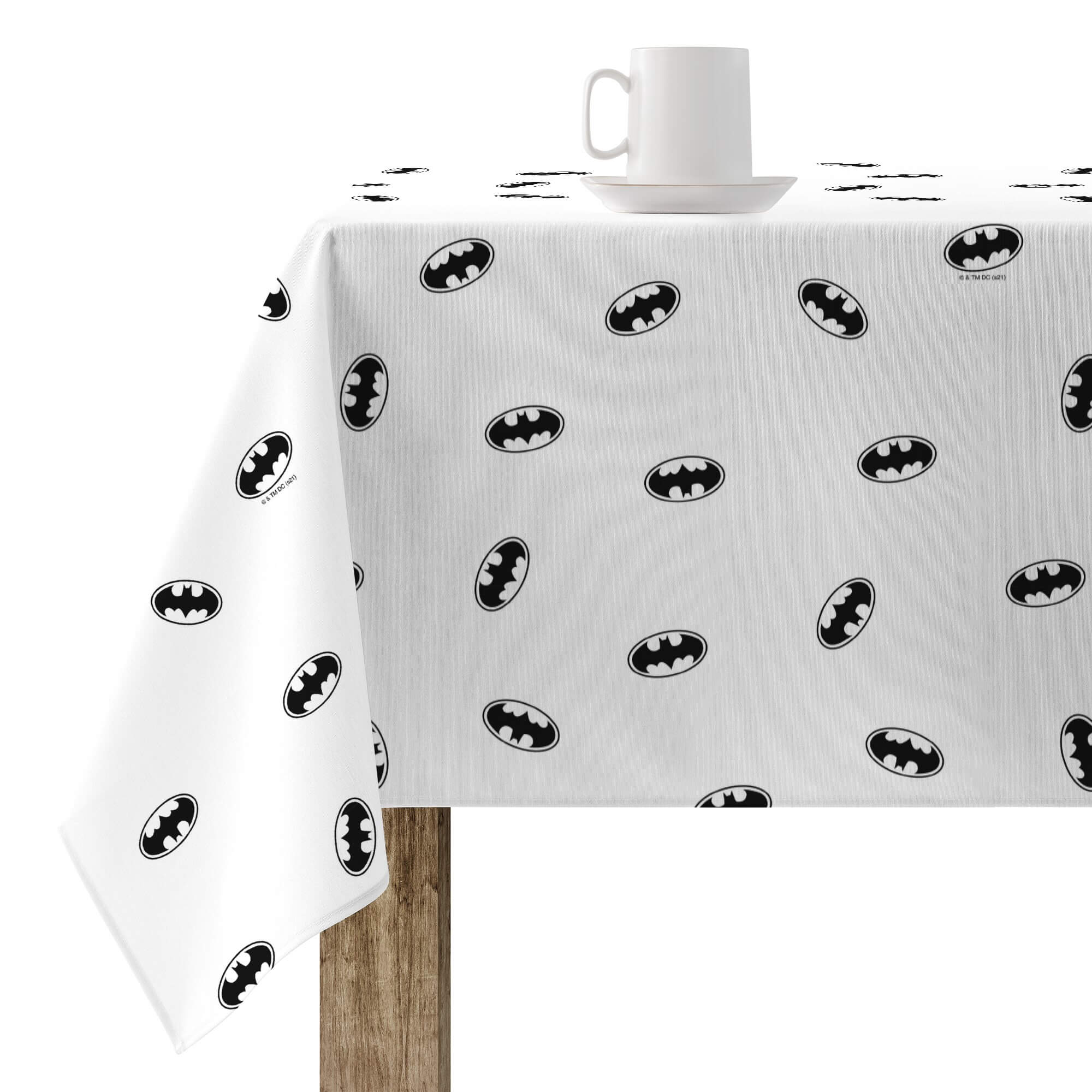 Mantel resinado antimanchas Batman White 0