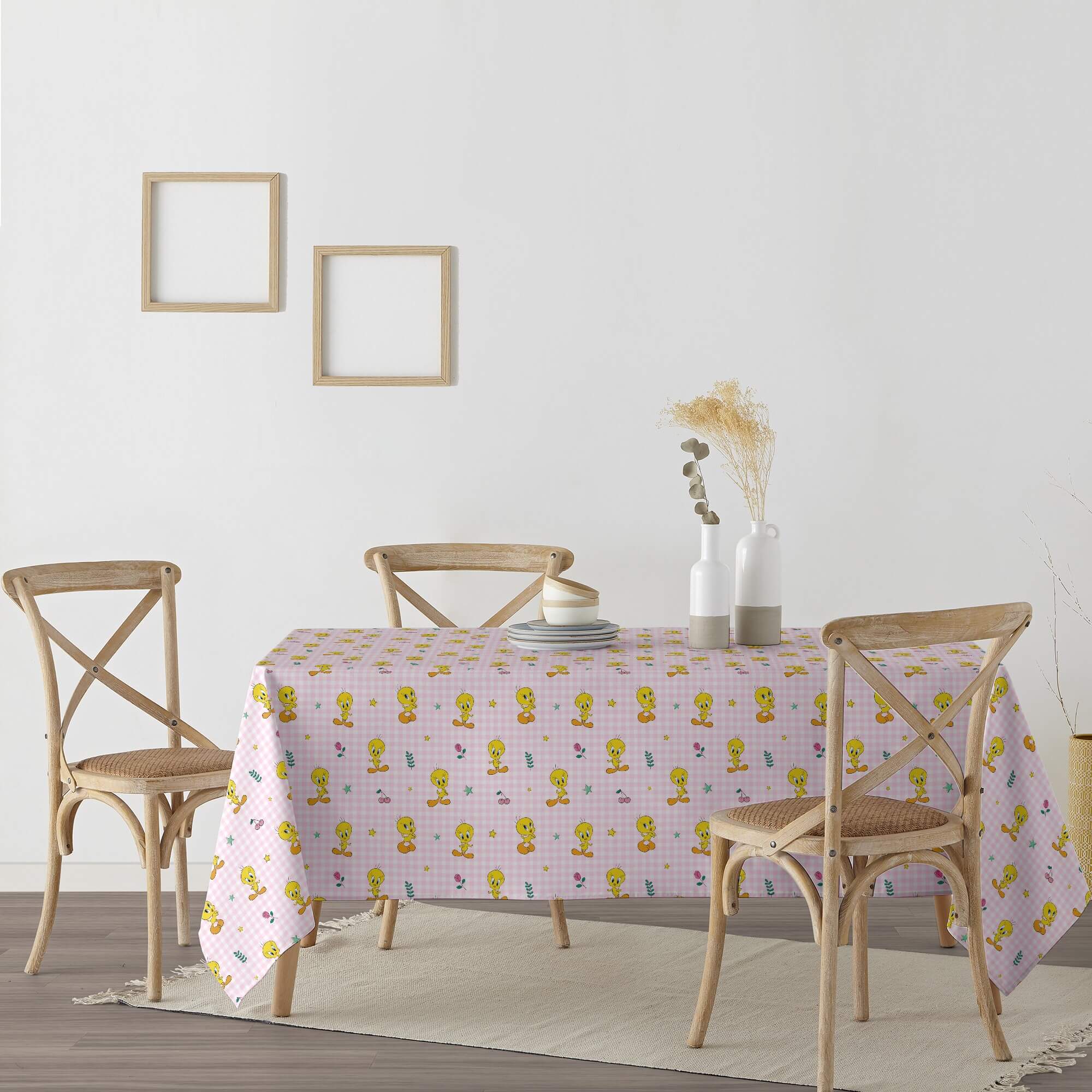 Mantel resinado antimanchas Tweety 2 Pink 3