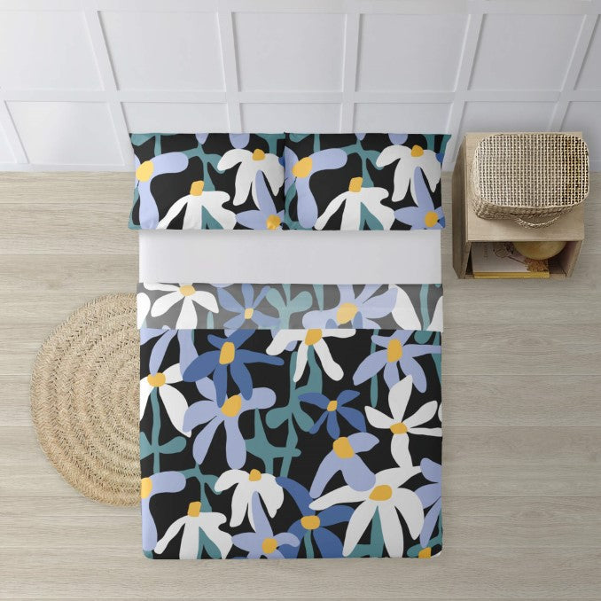 Juego de sábanas 100% algodón Dharan 0