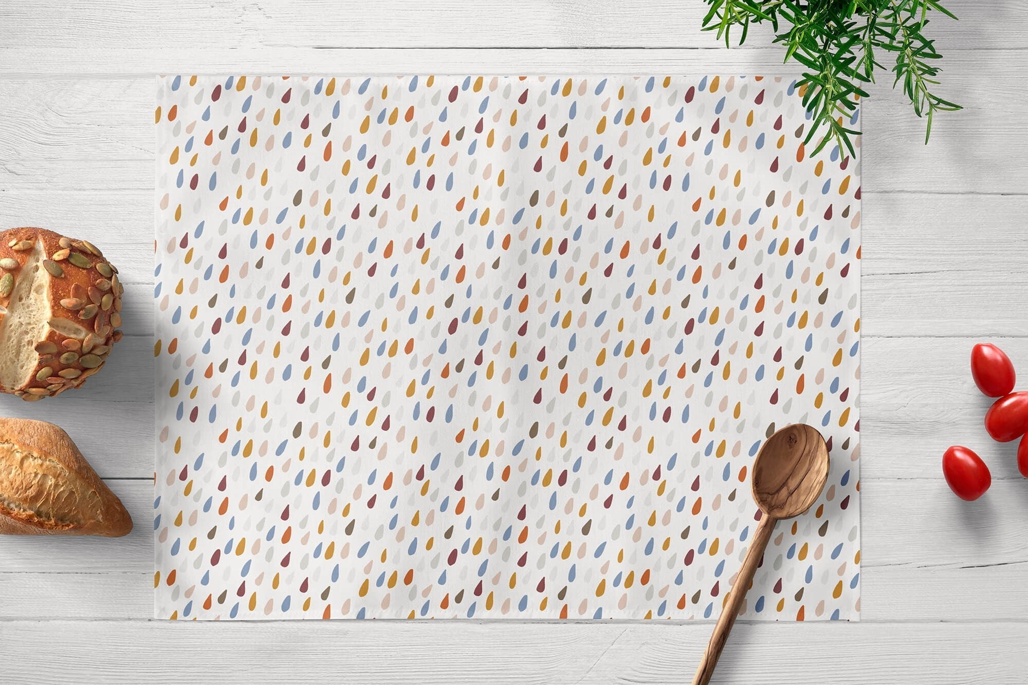 Pack 2 unidades mantel individual resinado 0120-29 100% algodón 45x35 cm 0