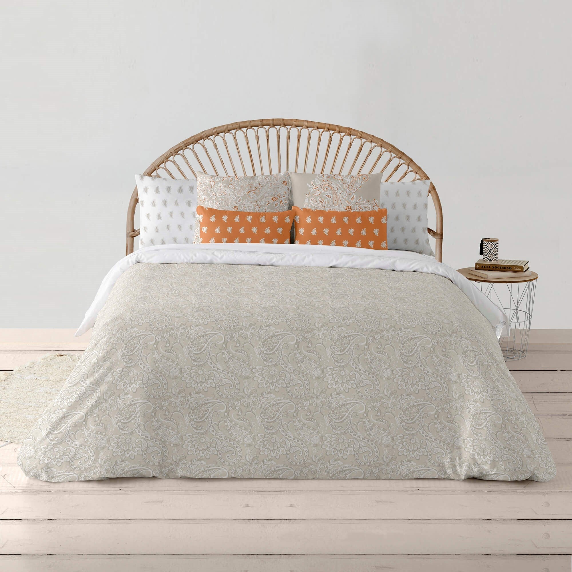 Funda nórdica con cuello de botella 100% algodón Sapporo 3