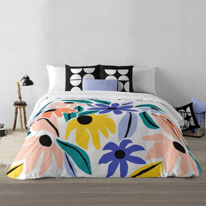 Funda nórdica con botones 100% algodón Num 4