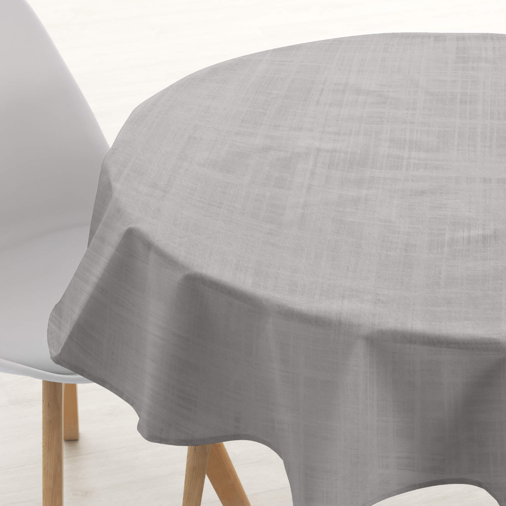 Round stain-resistant tablecloth 0120-18