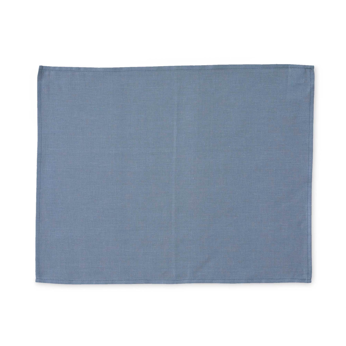 Pack 2 unidades mantel individual hidrófugo antimanchas Lino 100% Denim Blue 45x35 cm 4