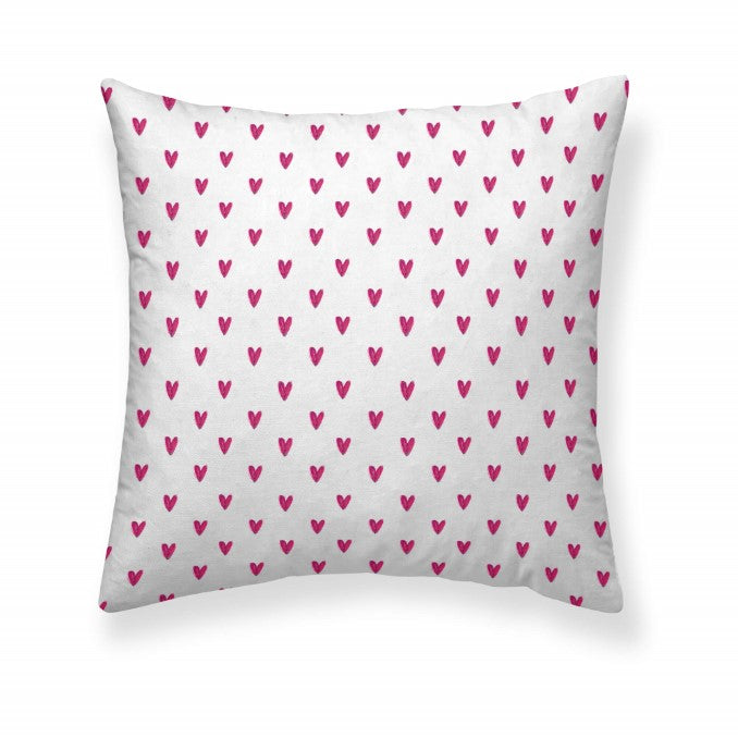 Funda de almohada 100% algodón Corazones de Mundopiruuu 0