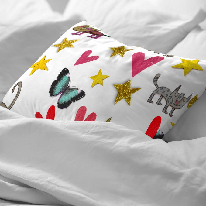 Funda de almohada 100% algodón Gatets  2