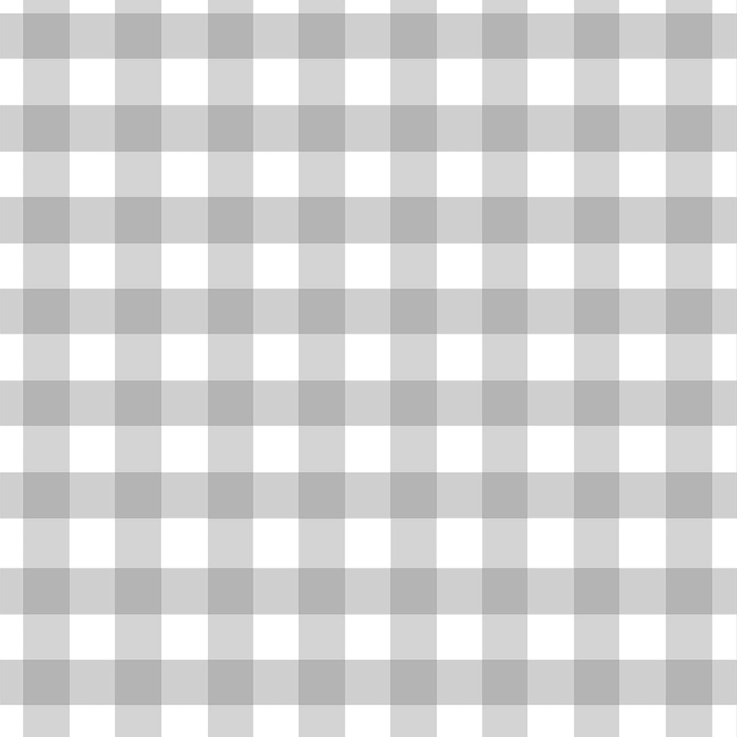 Juego de sábanas 100% algodón Vichy Gris