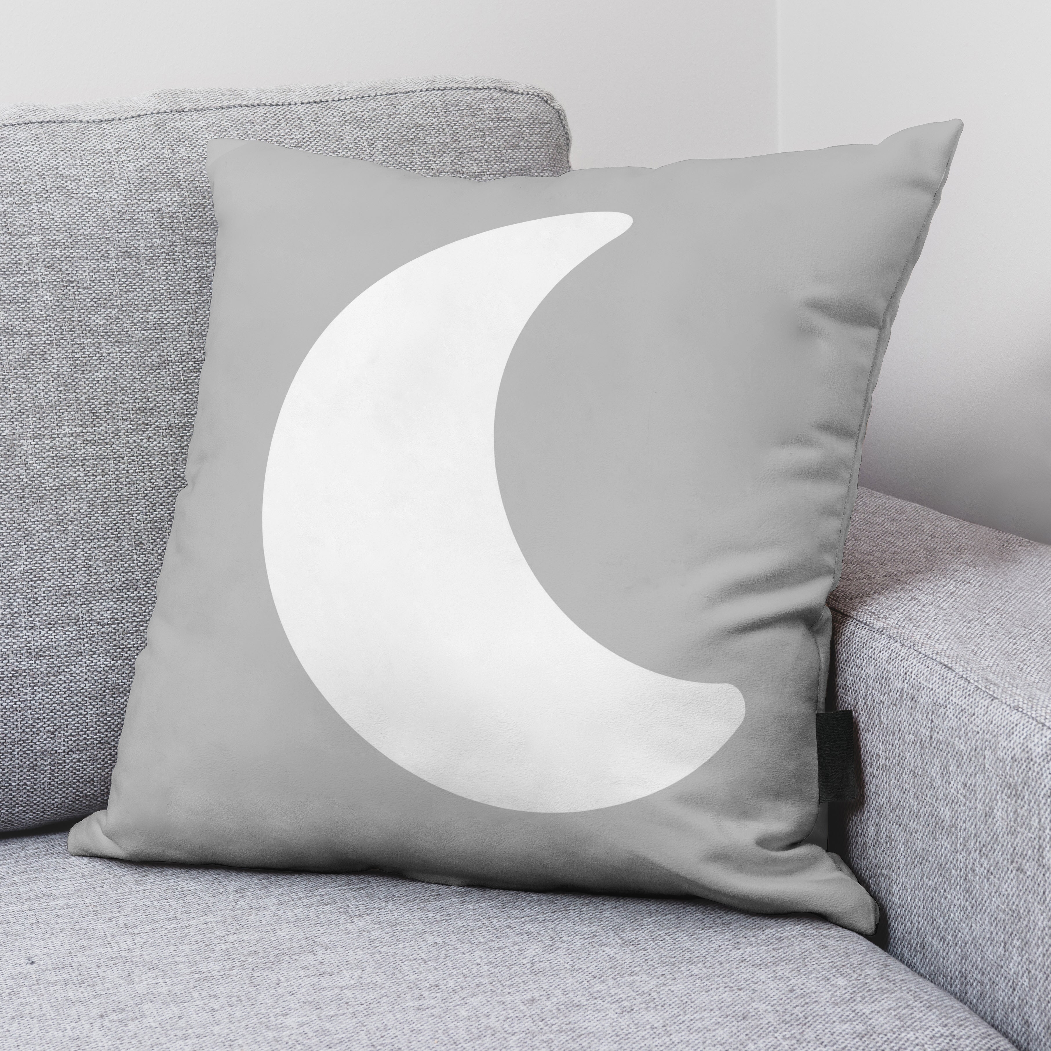 100% cotton cushion cover Runar Grey A 50x50 cm