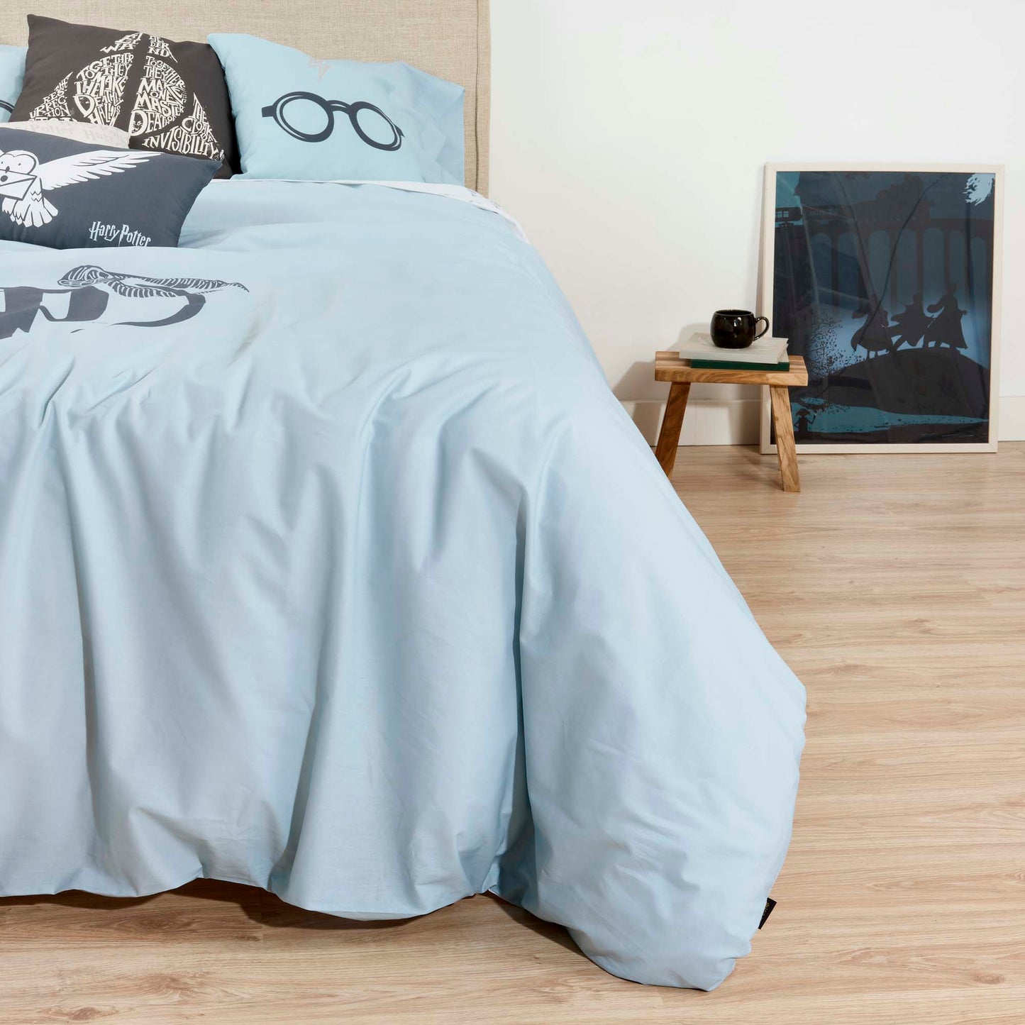 Housse de couette 100% coton Harry Potter Menthe