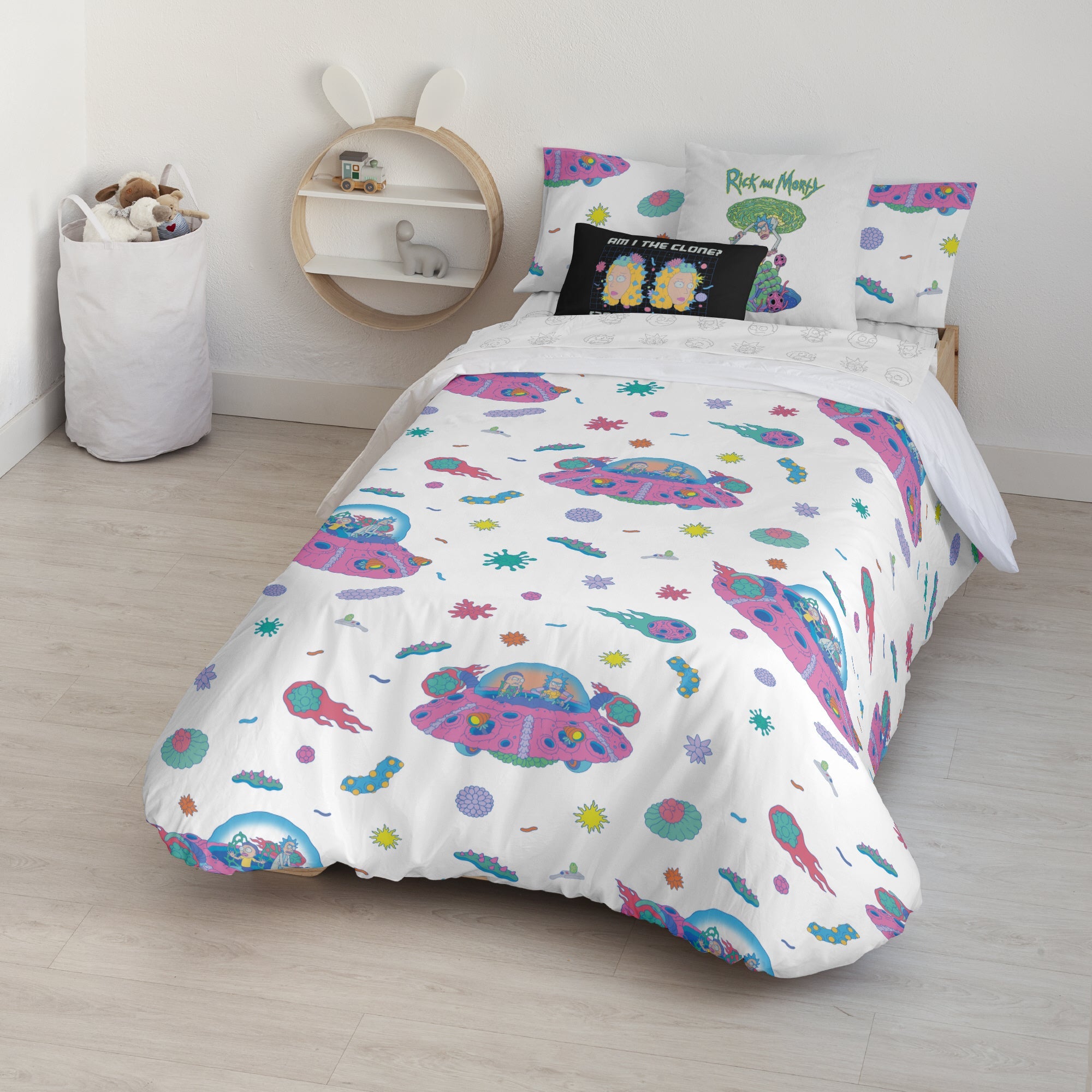 Housse de couette 100% coton Univers Rick Et Morty