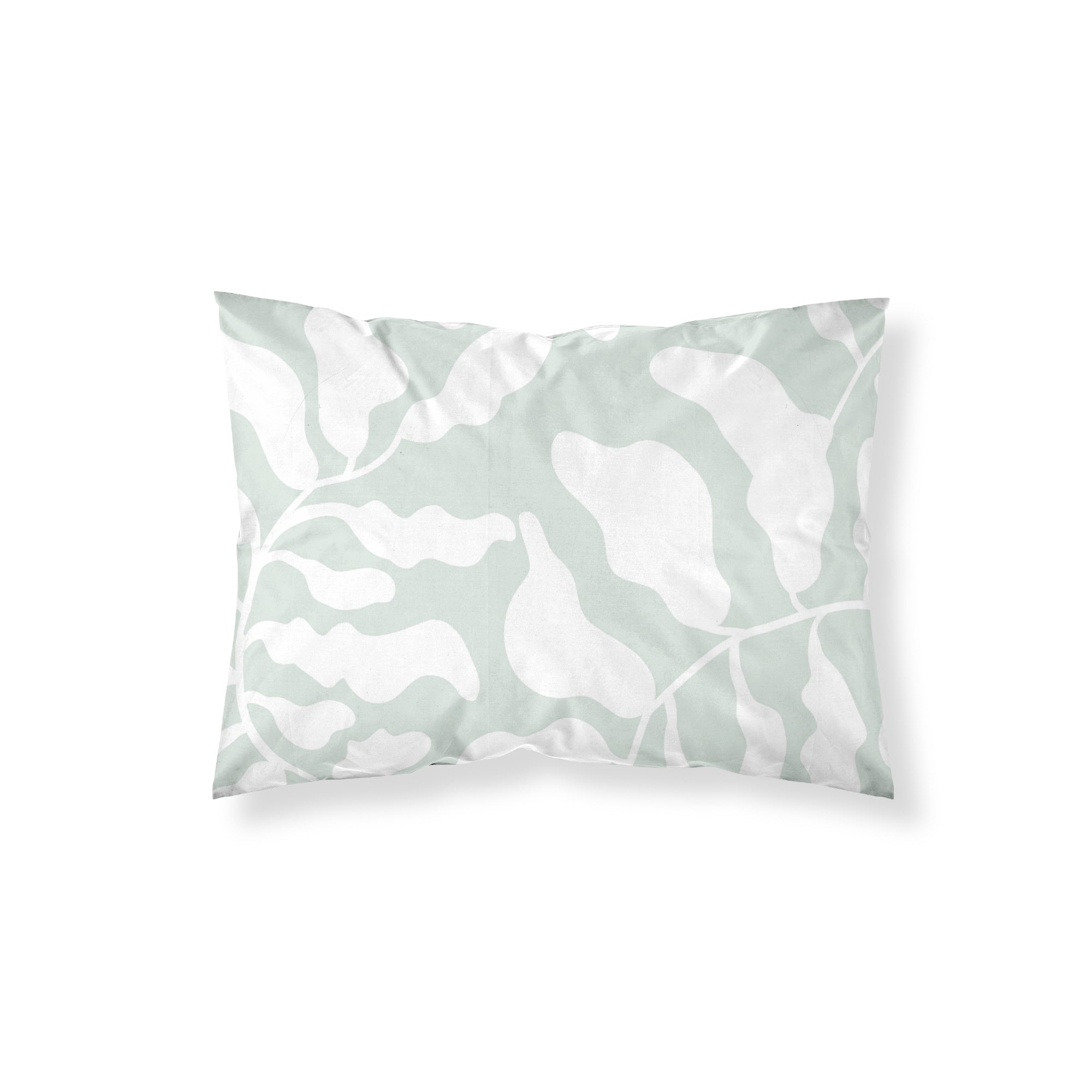 Taie d'oreiller Chame Menthe 100 % coton