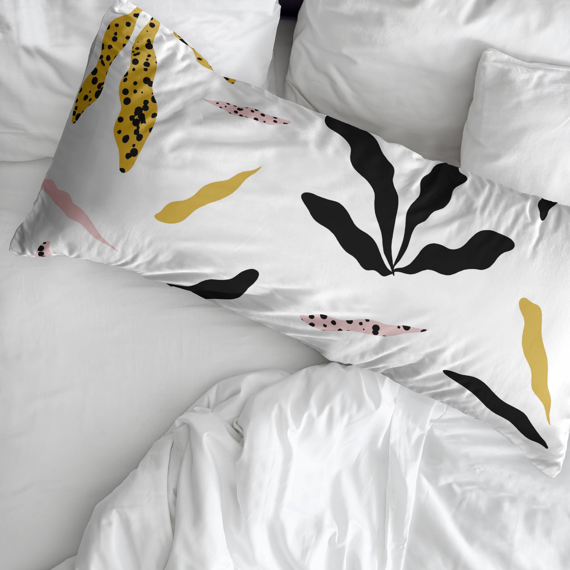 Taie d'oreiller rose Darliston 100 % coton