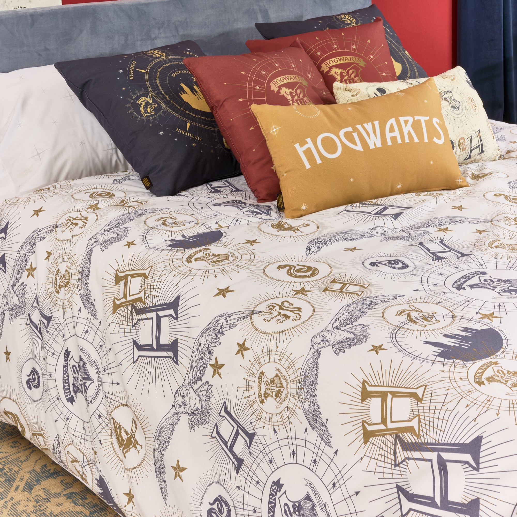 Duvet cover 100% cotton HPotter Gold Beige