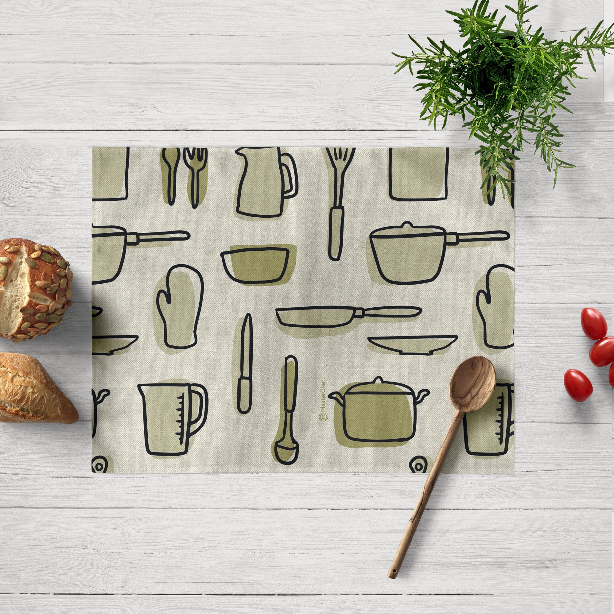 Pack of 2 individual tablecloths 0400-59