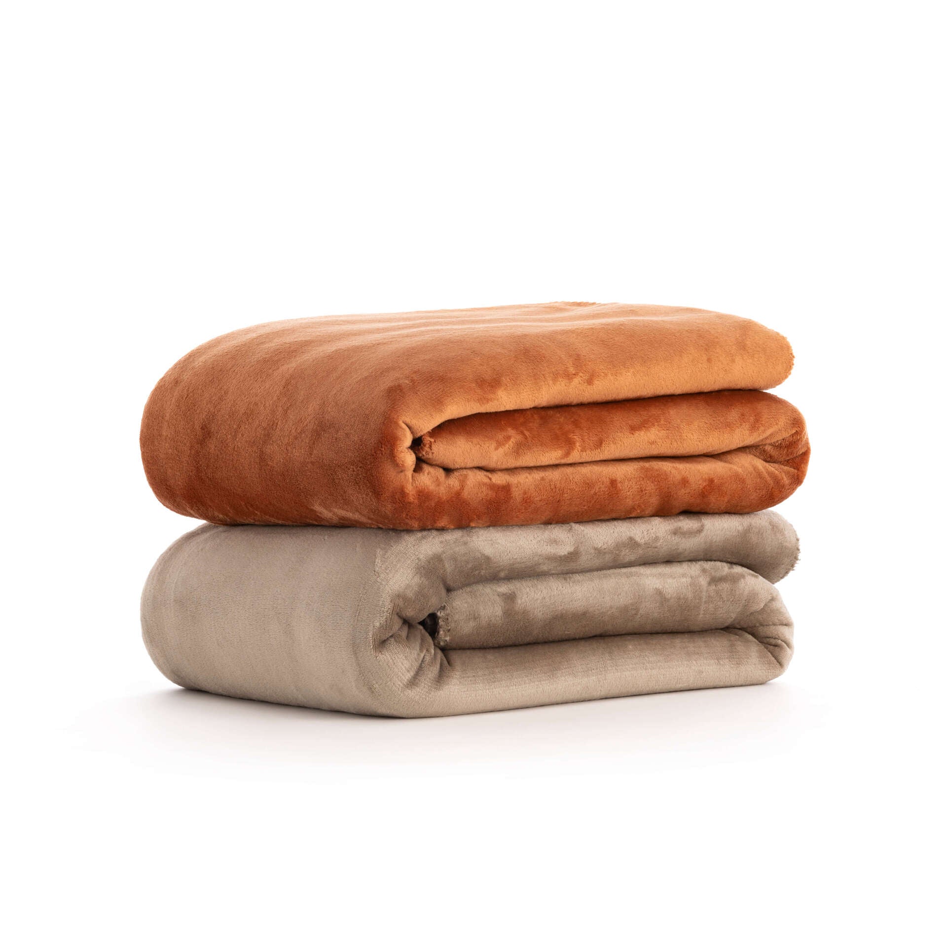 Couverture réversible extra douce Sedalina - Sherpa Taupe