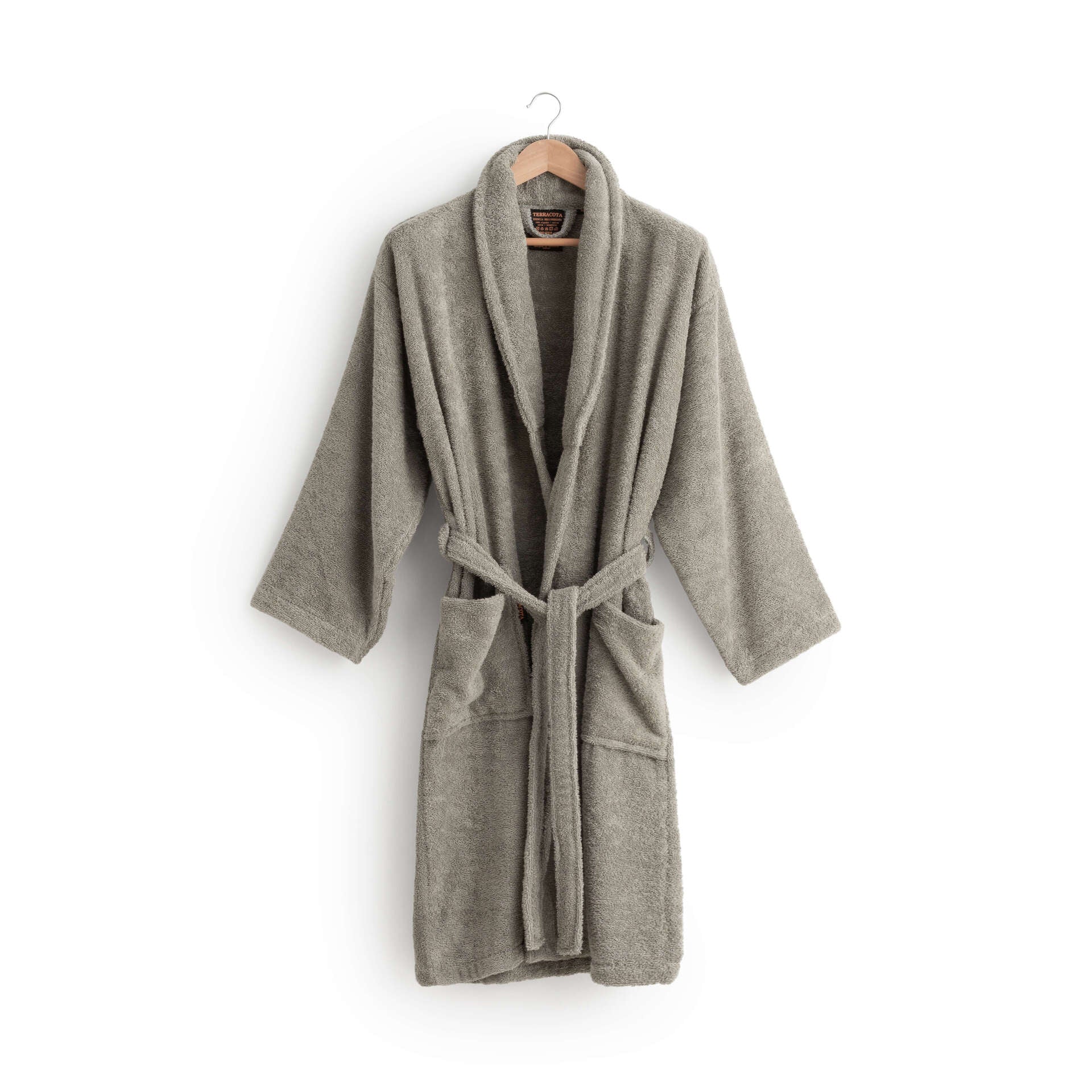Bathrobe 100% combed cotton 650 gr. Army Green