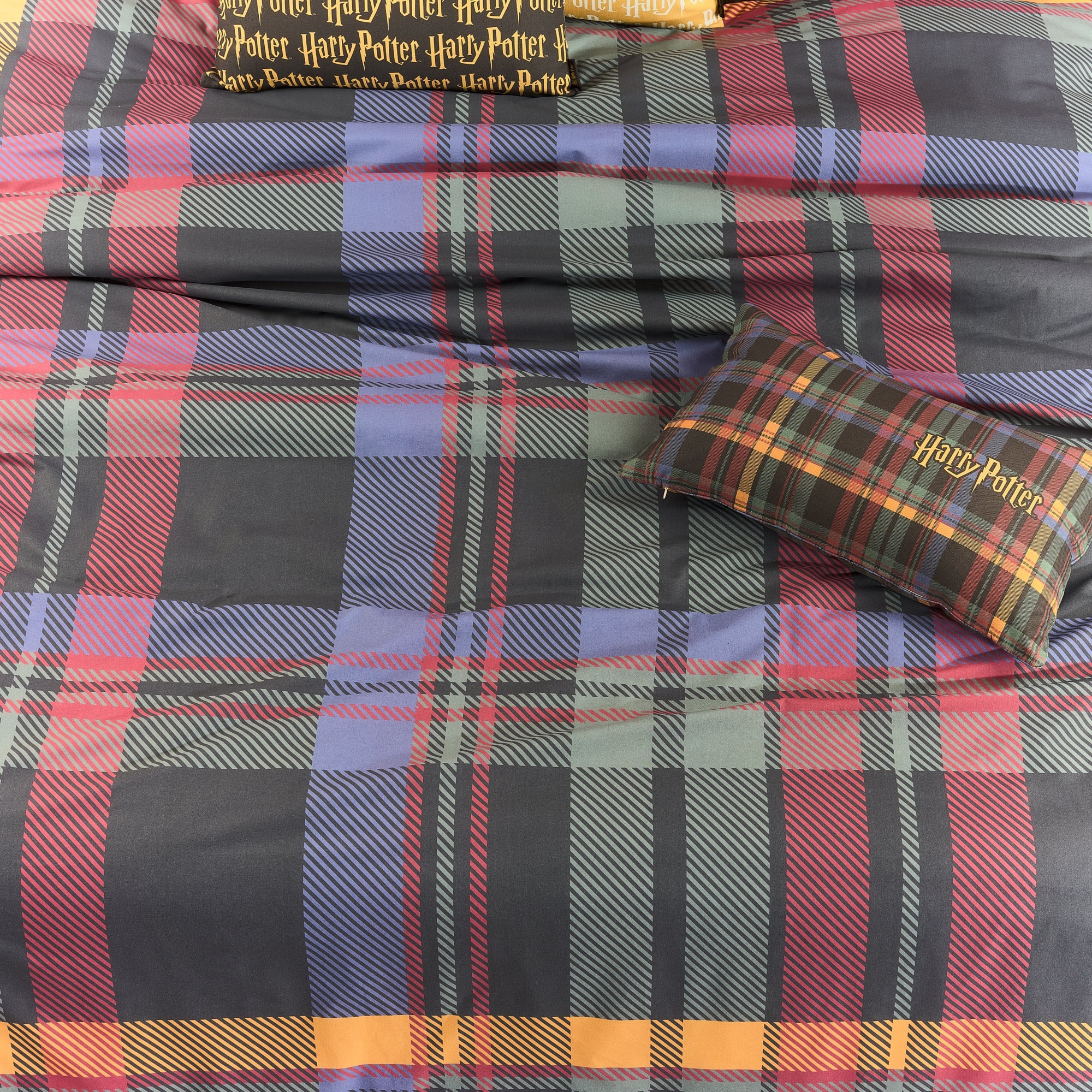 100% cotton duvet cover Hogwarts Checkered Colors