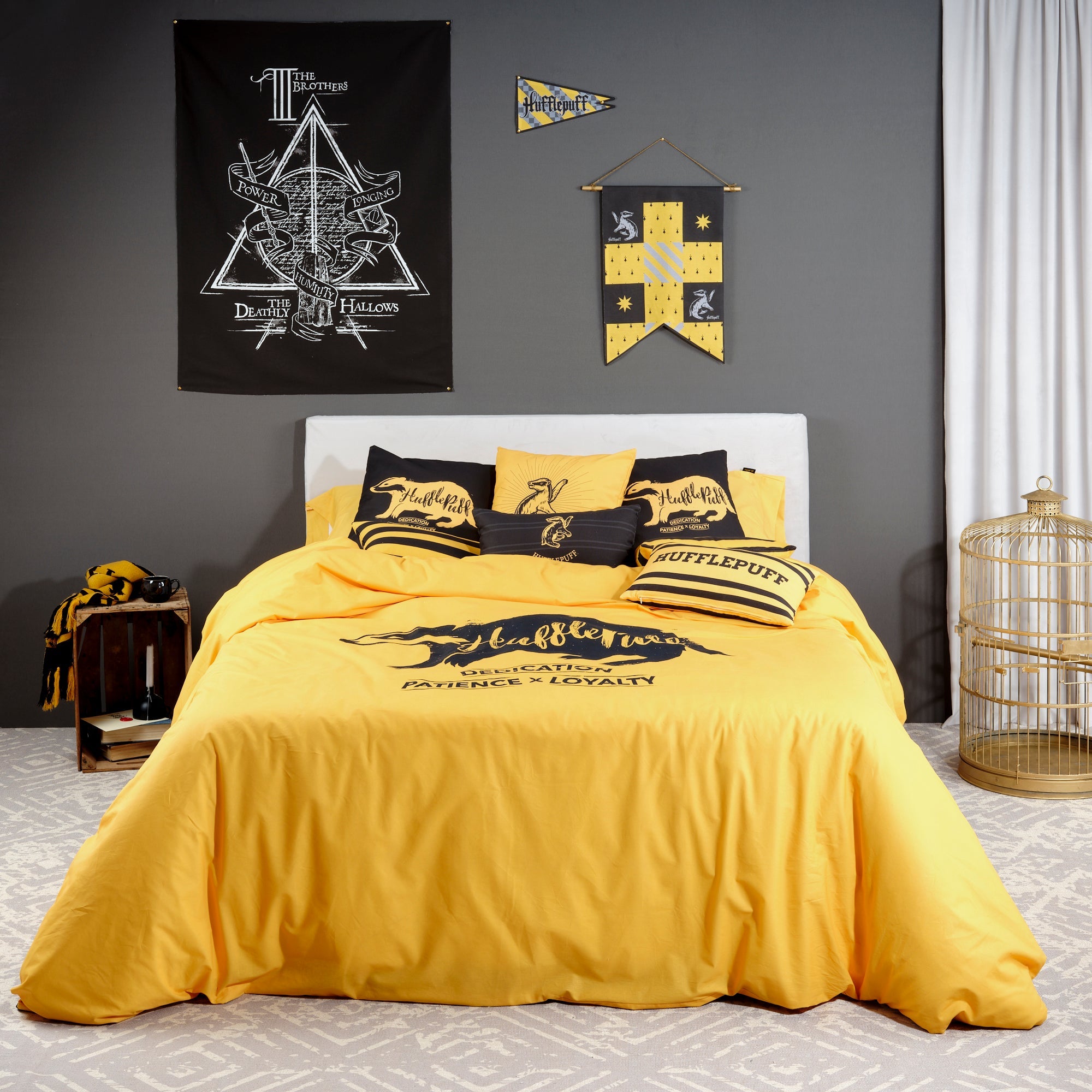 Hufflepuff Values 100% cotton duvet cover