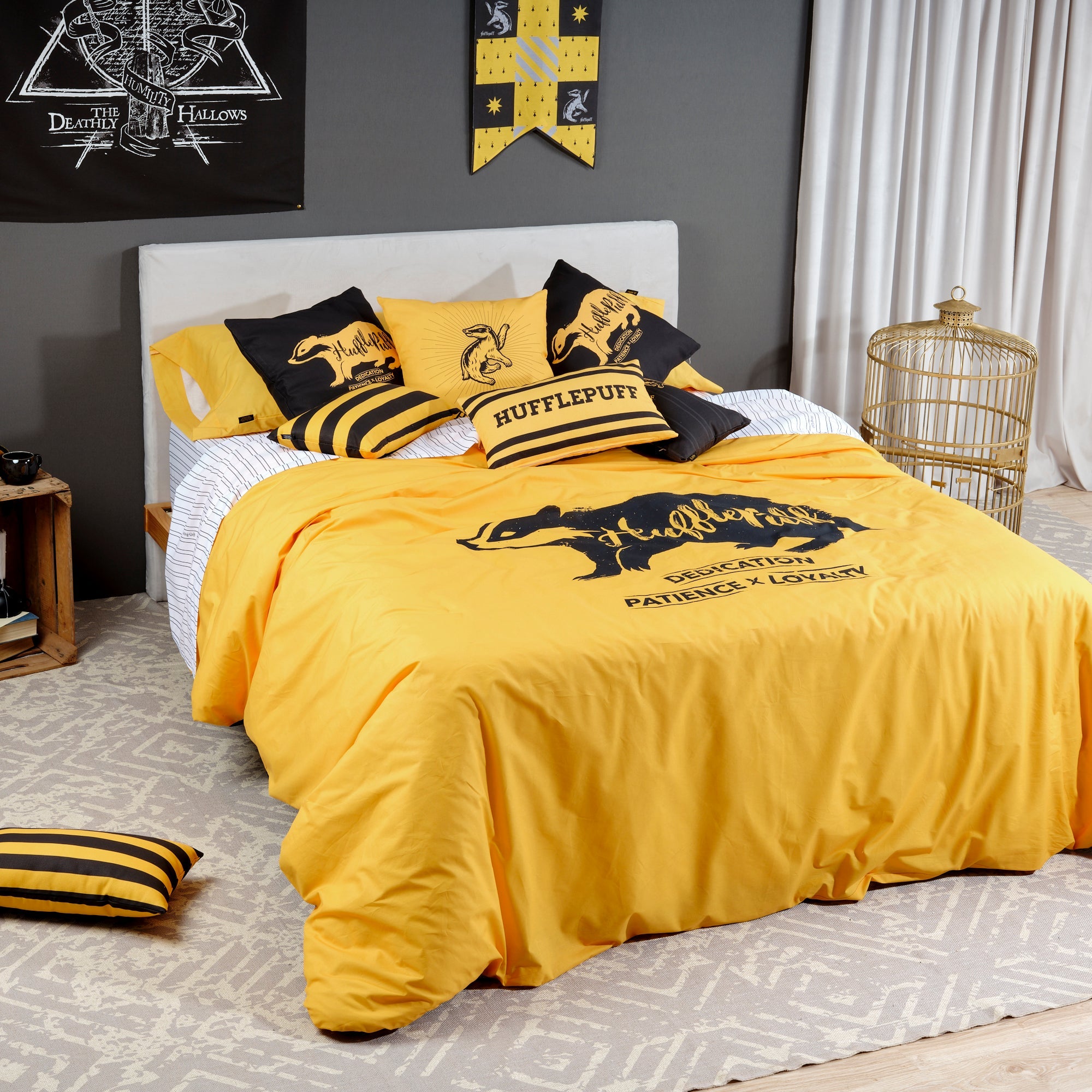 Hufflepuff Values 100% cotton duvet cover