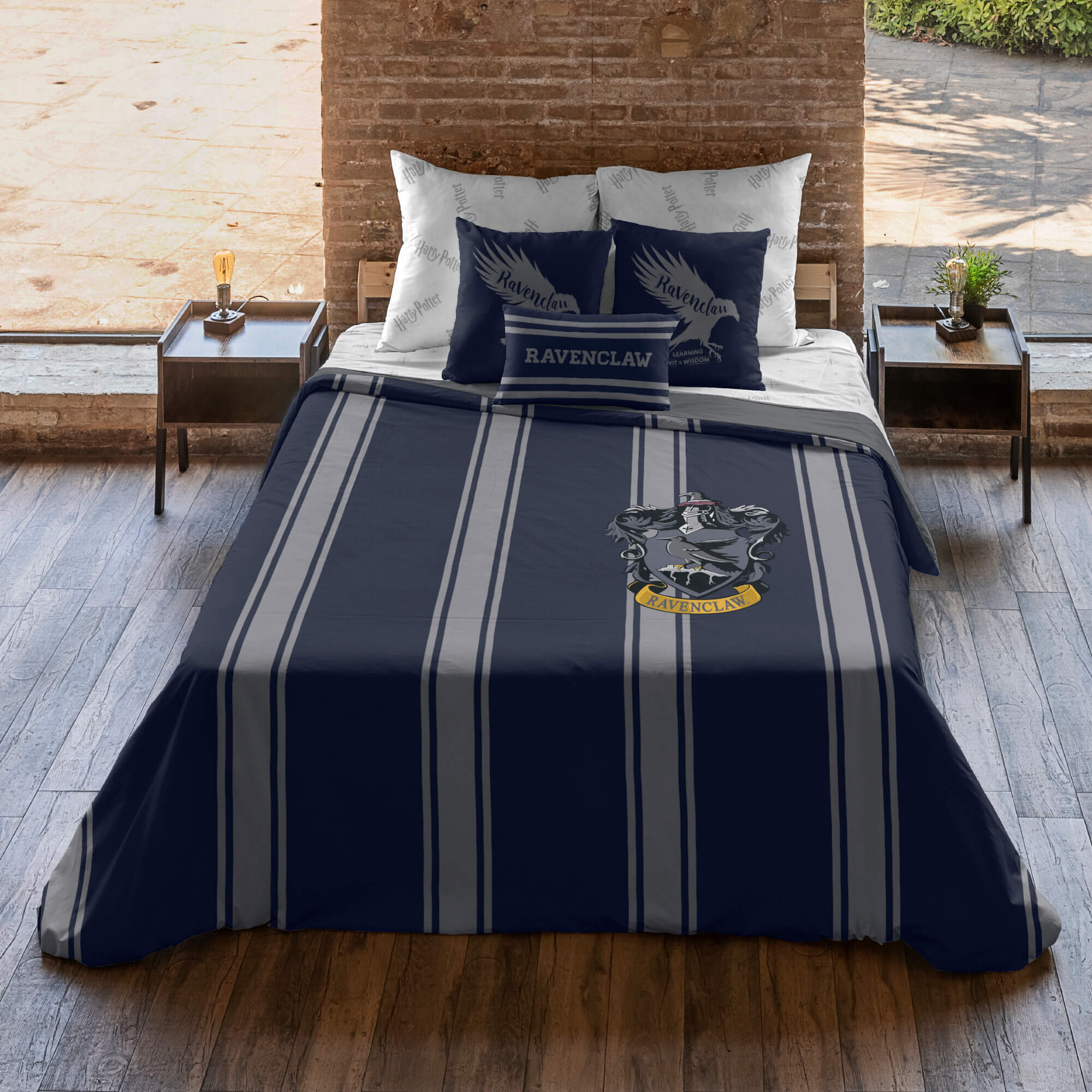 100% Cotton Duvet Cover Ravenclaw Stripes