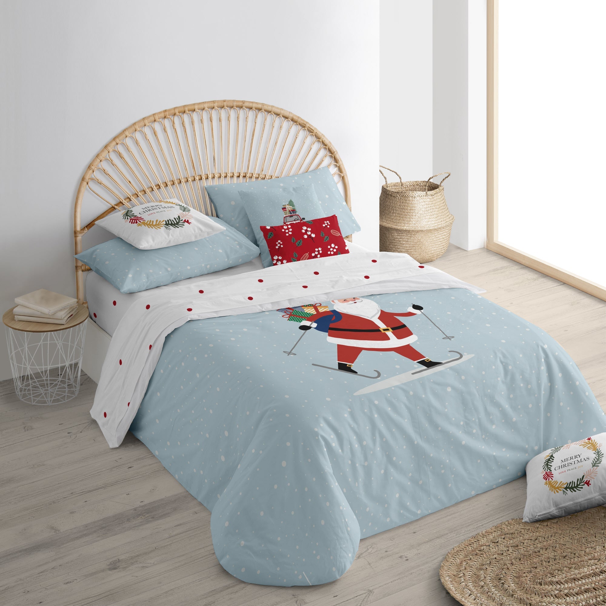 Duvet cover with clicks 100% cotton Lapland 48