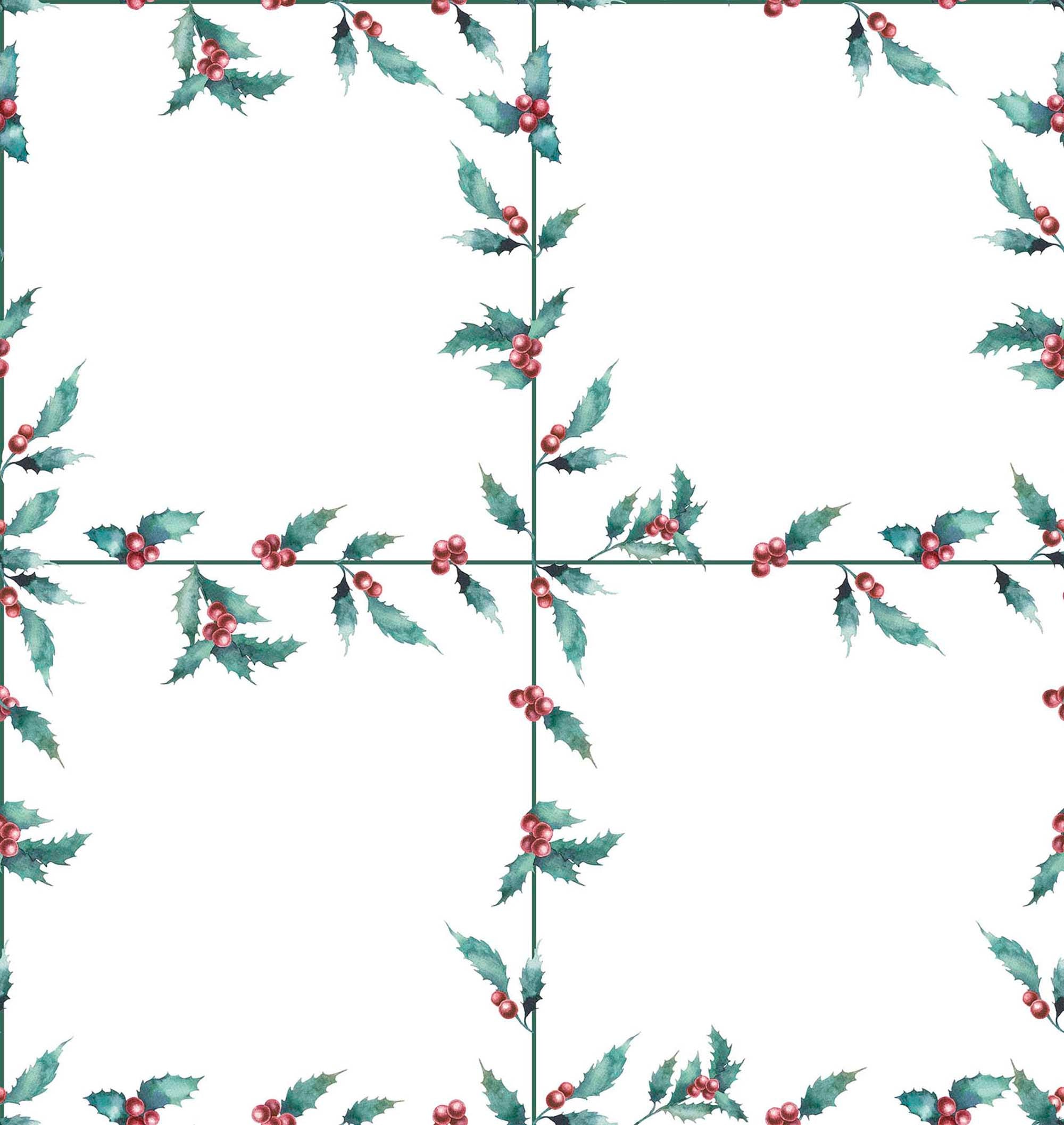 Reversible click duvet cover Velvet White Christmas 1