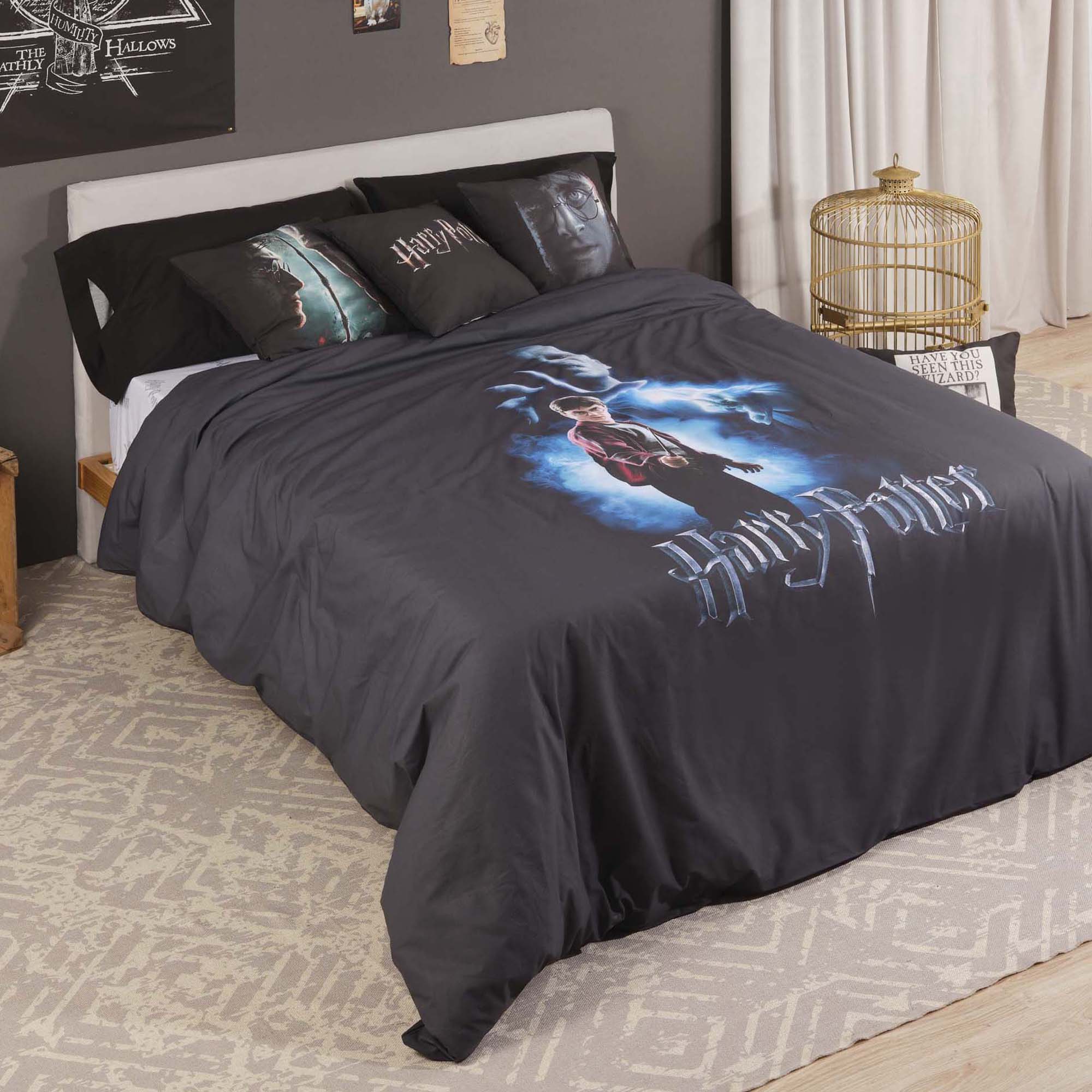 Harry Potter VS Voldemort microsatin duvet cover