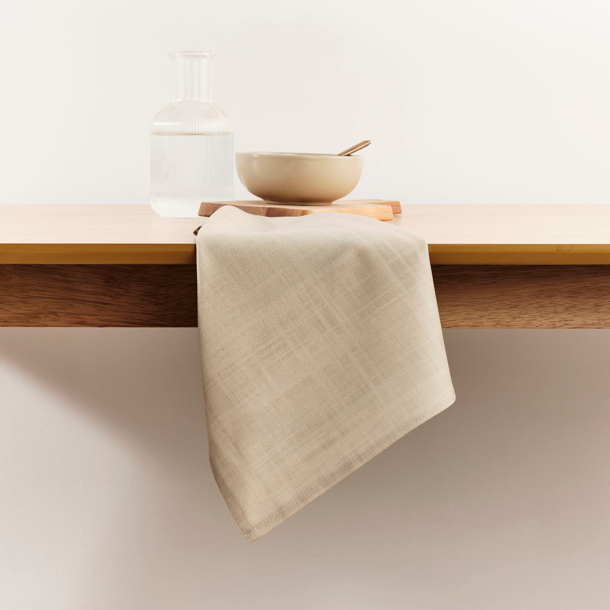 Beige kitchen towel 45x70 cm