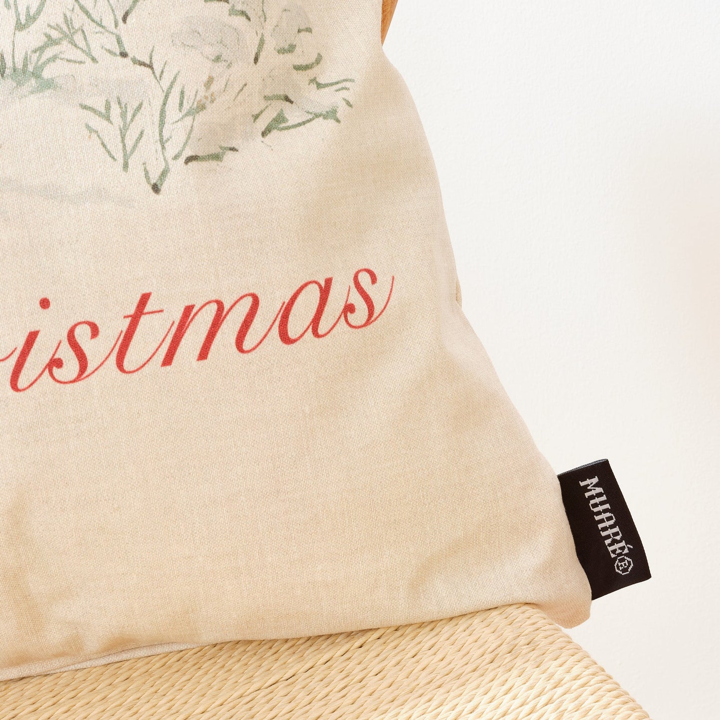 100% Cotton Cushion Cover Christmas Deer B 50x50 cm