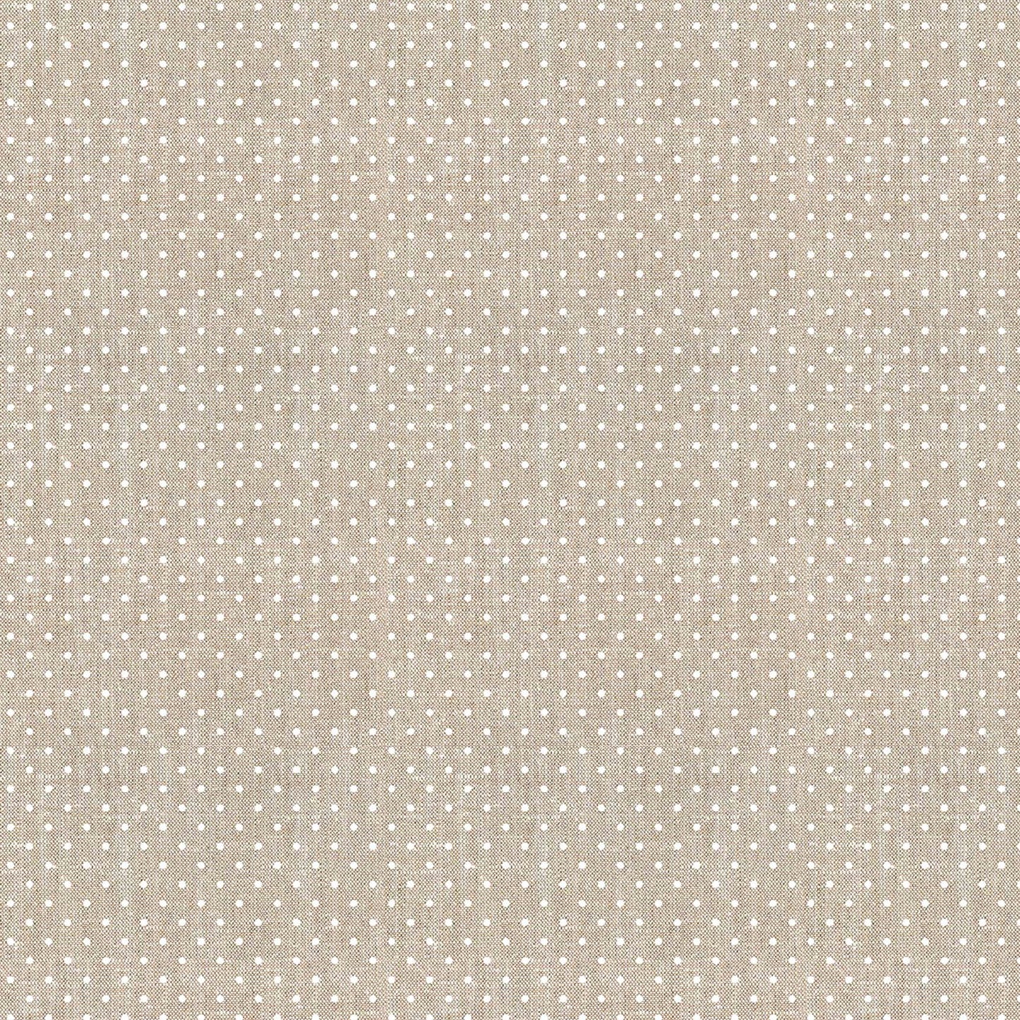 Mantel redondo antimanchas Plumeti Blanco