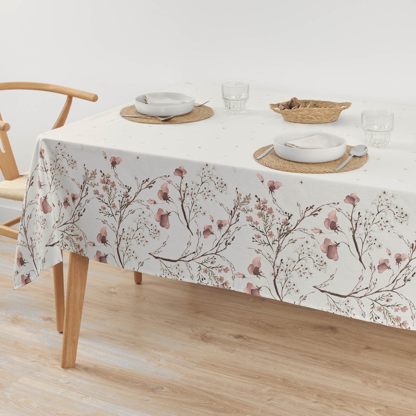 Mantel antimanchas Liel Rosa