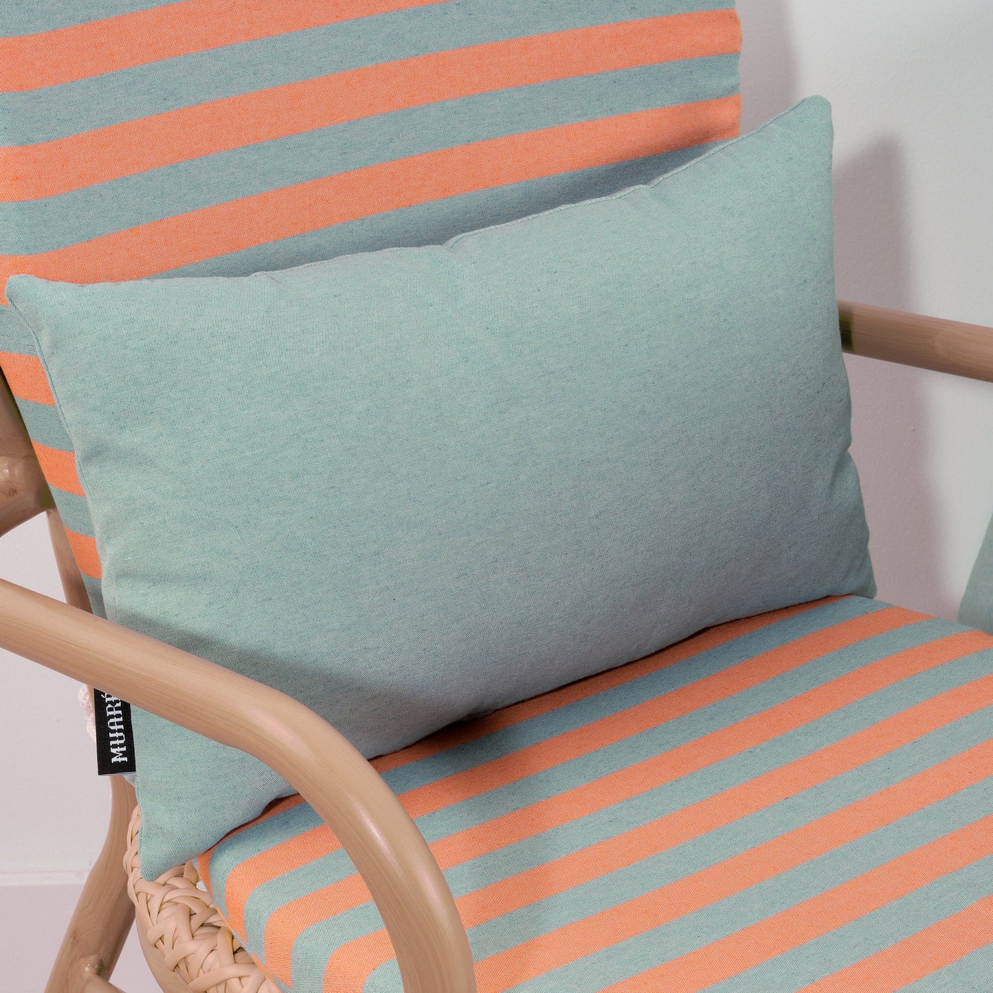 Housse de coussin Maglia Smooth Aqua 30x50 cm