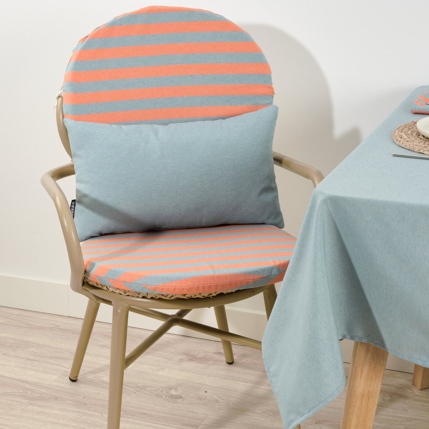 Housse de coussin Maglia Smooth Aqua 30x50 cm