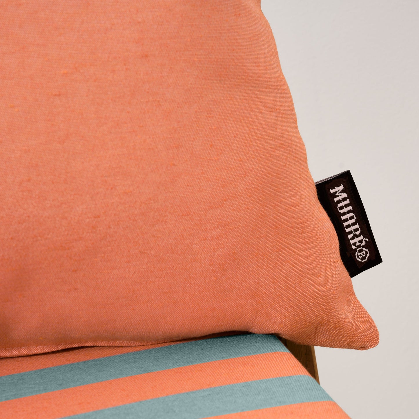 Funda de cojín Maglia Liso Naranja 50x50 cm