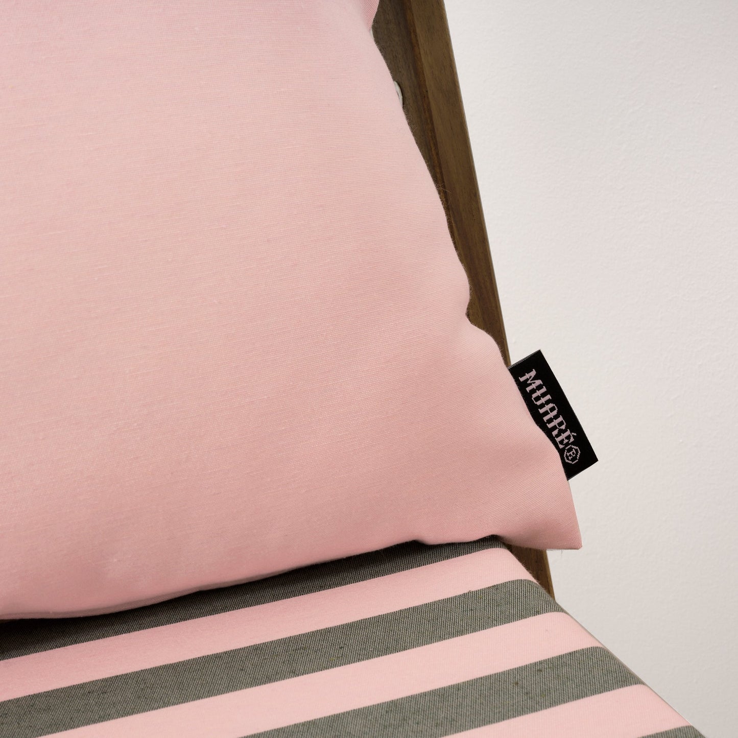 Funda de cojín Maglia Liso Rosa 50x50 cm