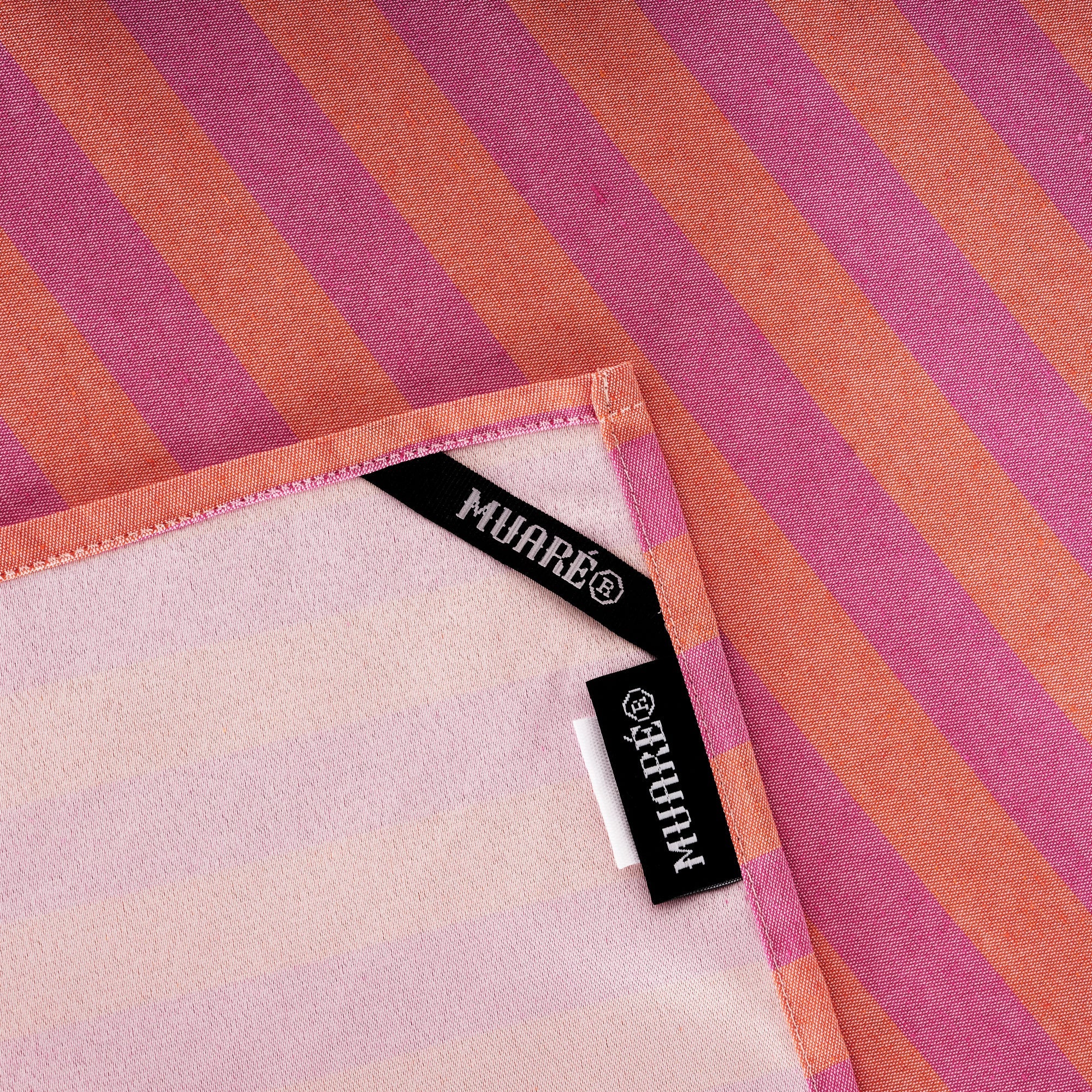 Maglia kitchen towel Fuchsia and Orange Stripe 45x70 cm