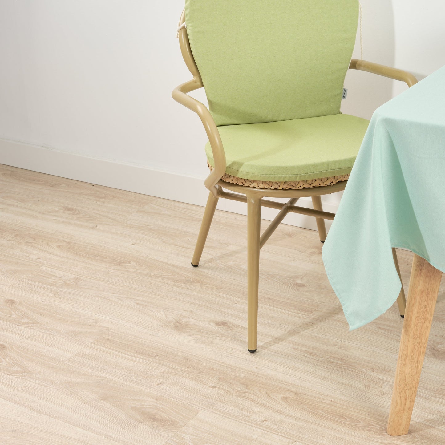 Cojín para silla de exterior Maglia Liso Pistacho 48x90 cm