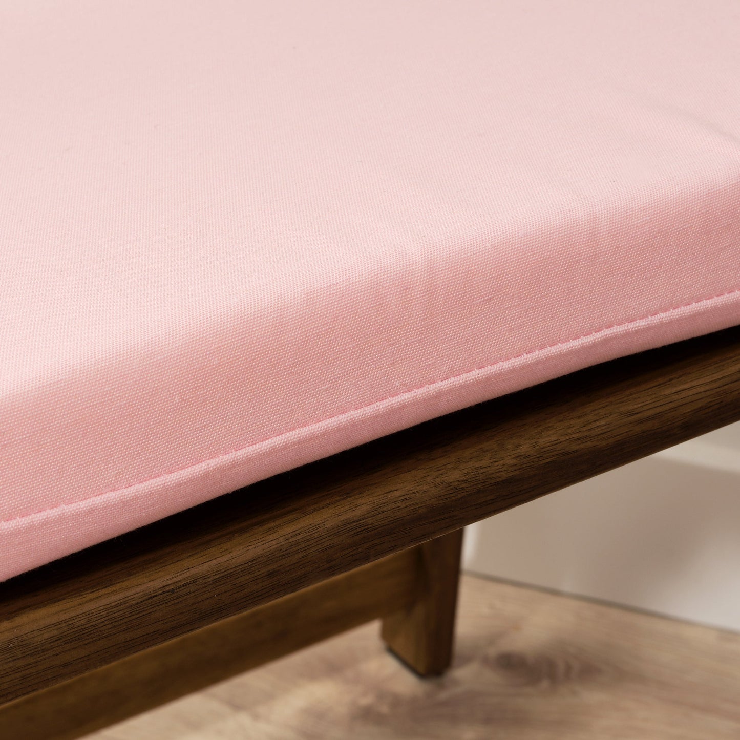 Cojín para asiento acolchado Maglia Liso Rosa 40x40x5 cm