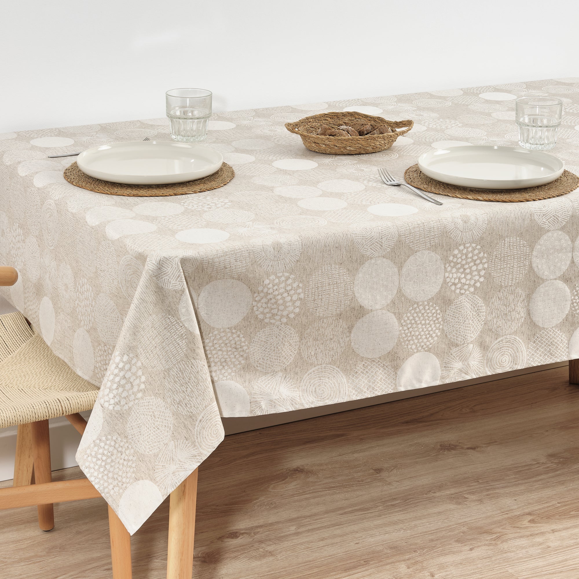 Acacia 3115 Nappe antitache jacquard lin