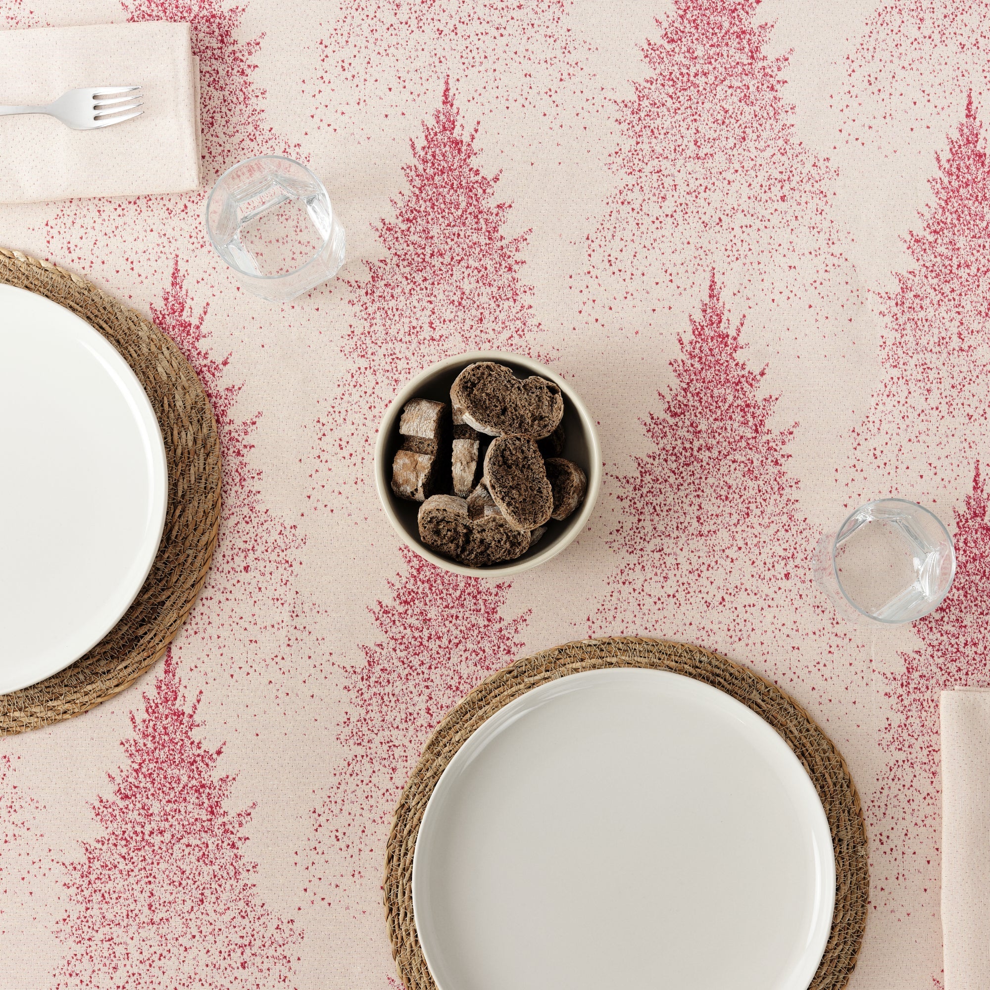 Nappe jacquard réversible antitache 33740